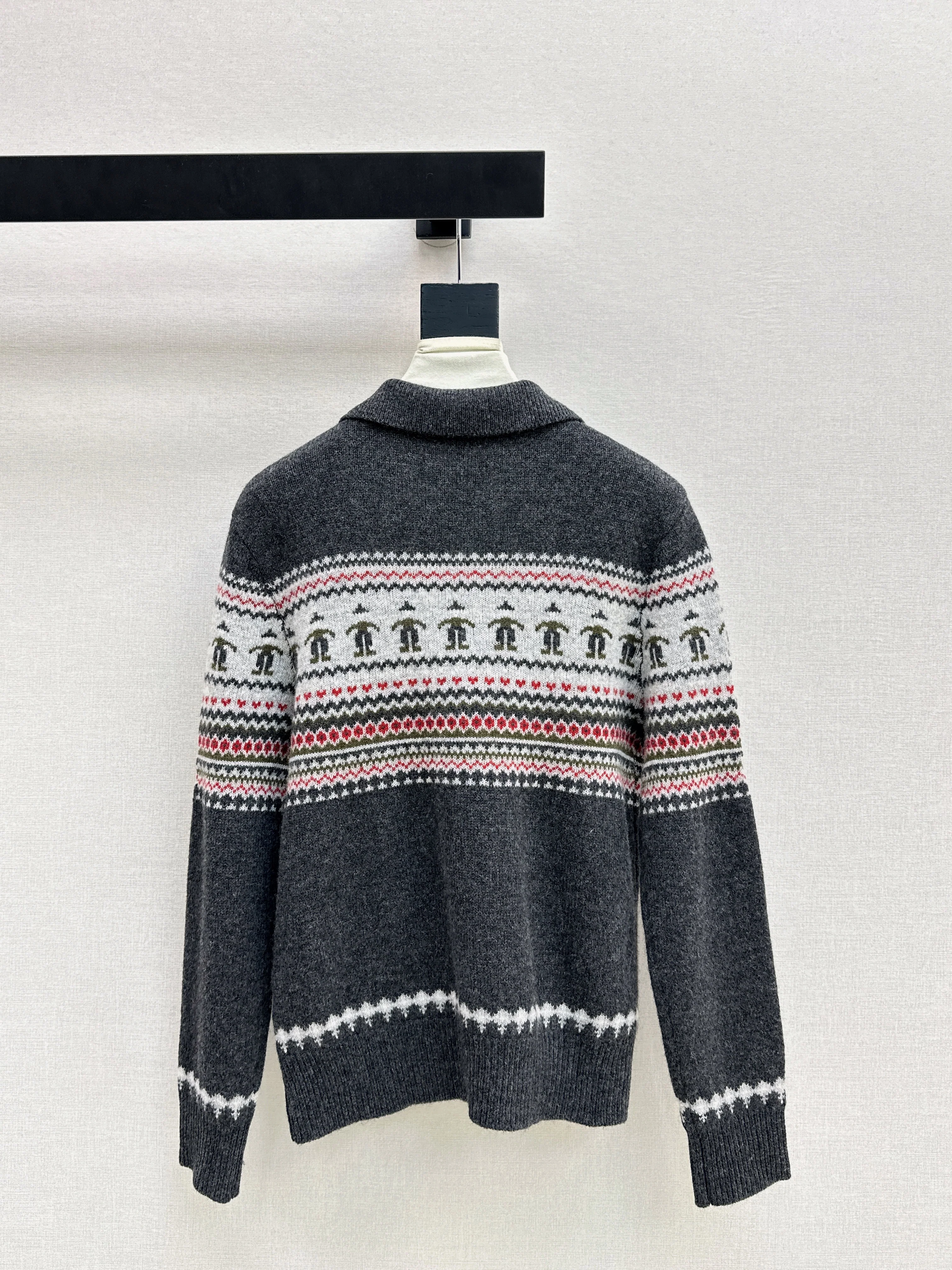 Chan 26ss fair isle sweater