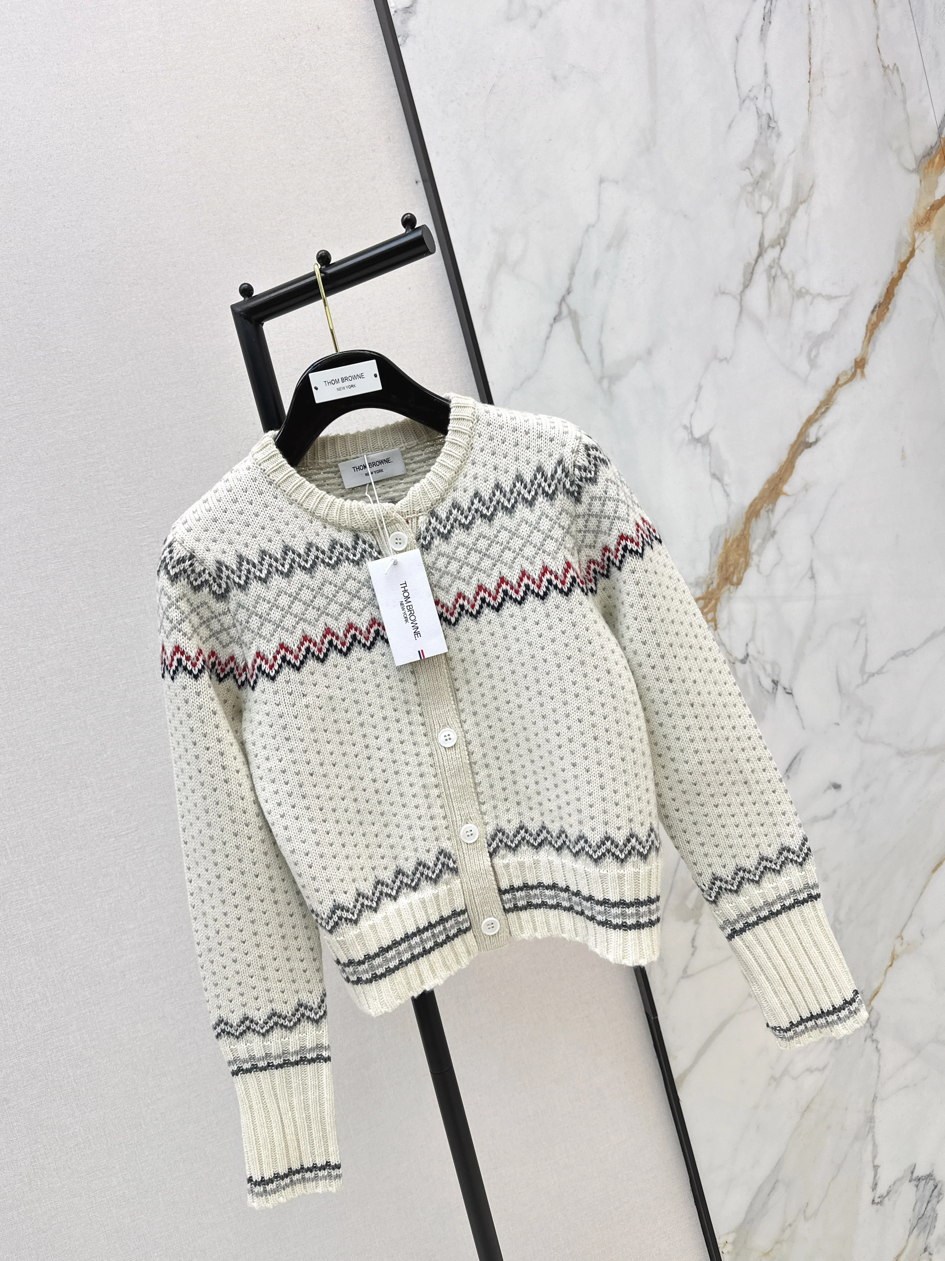 Thom 26ss fair isle cardigan