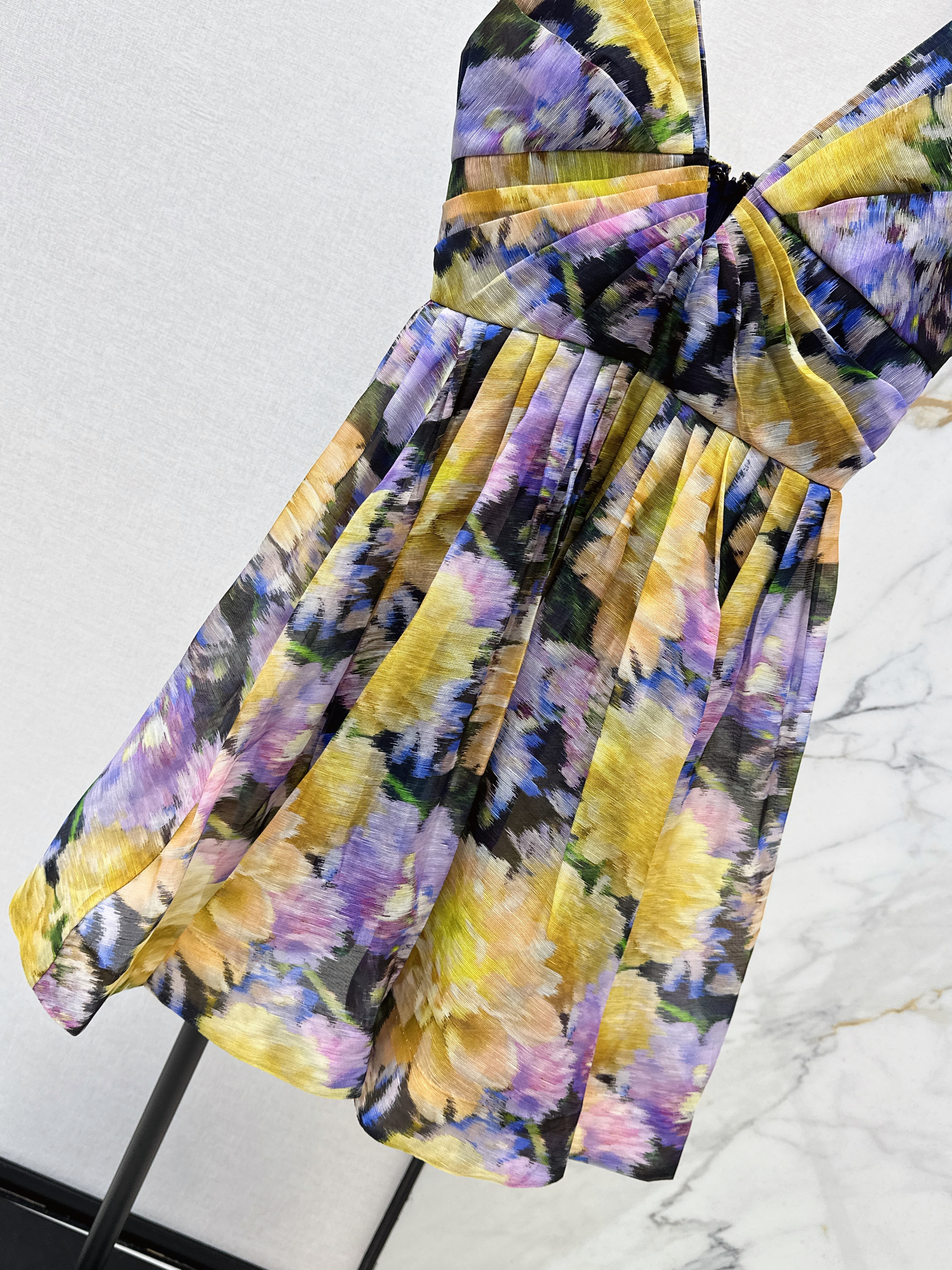 Zimm 26ss slip print dress