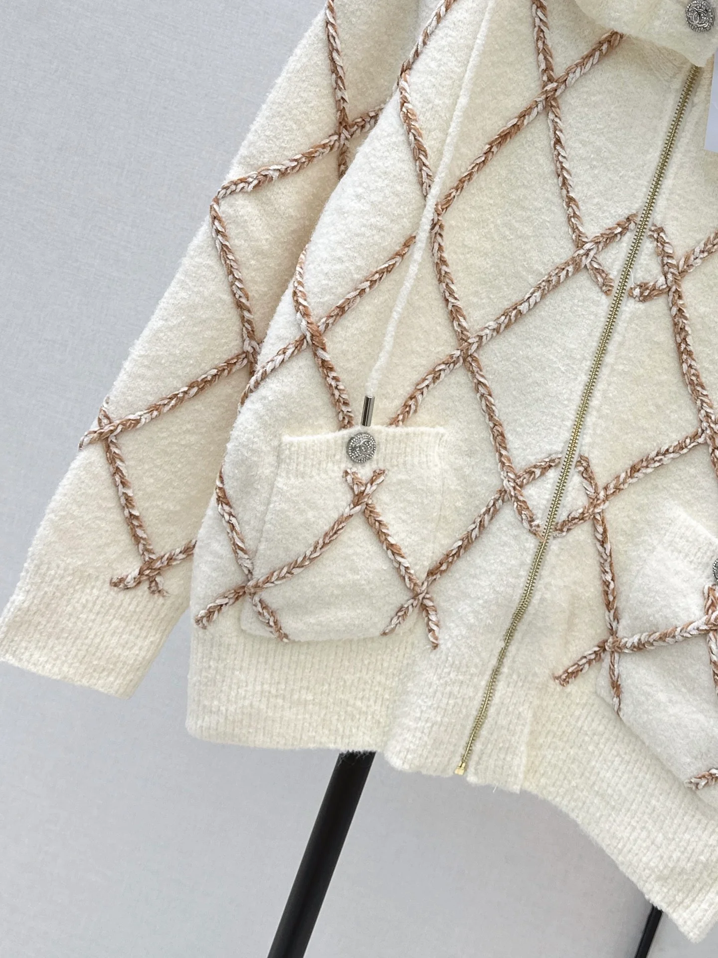 Chan 25fw hooded wool jacket