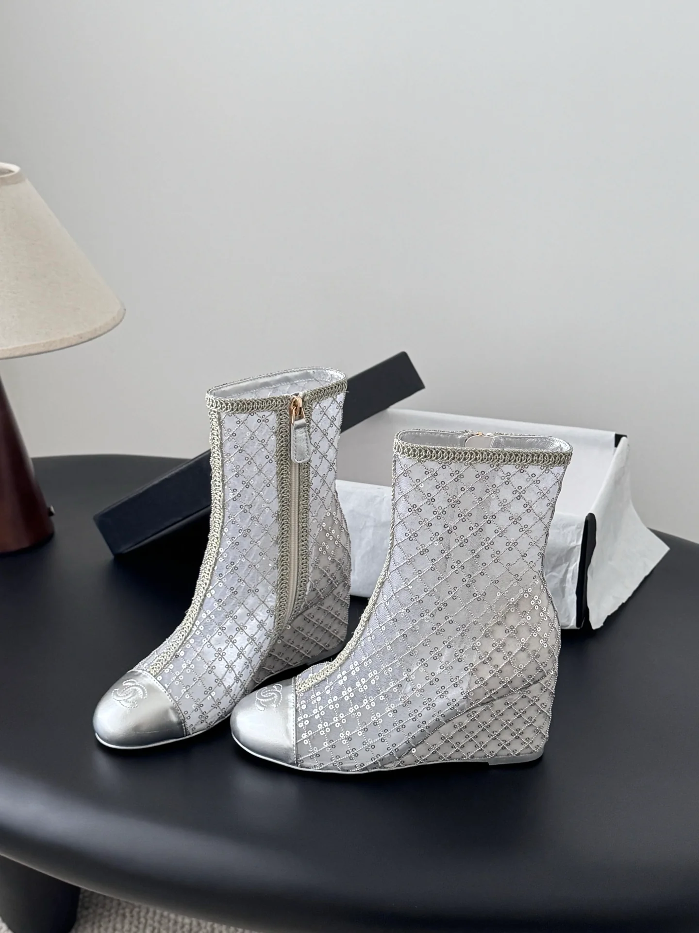 Chan 26ss wedge boots