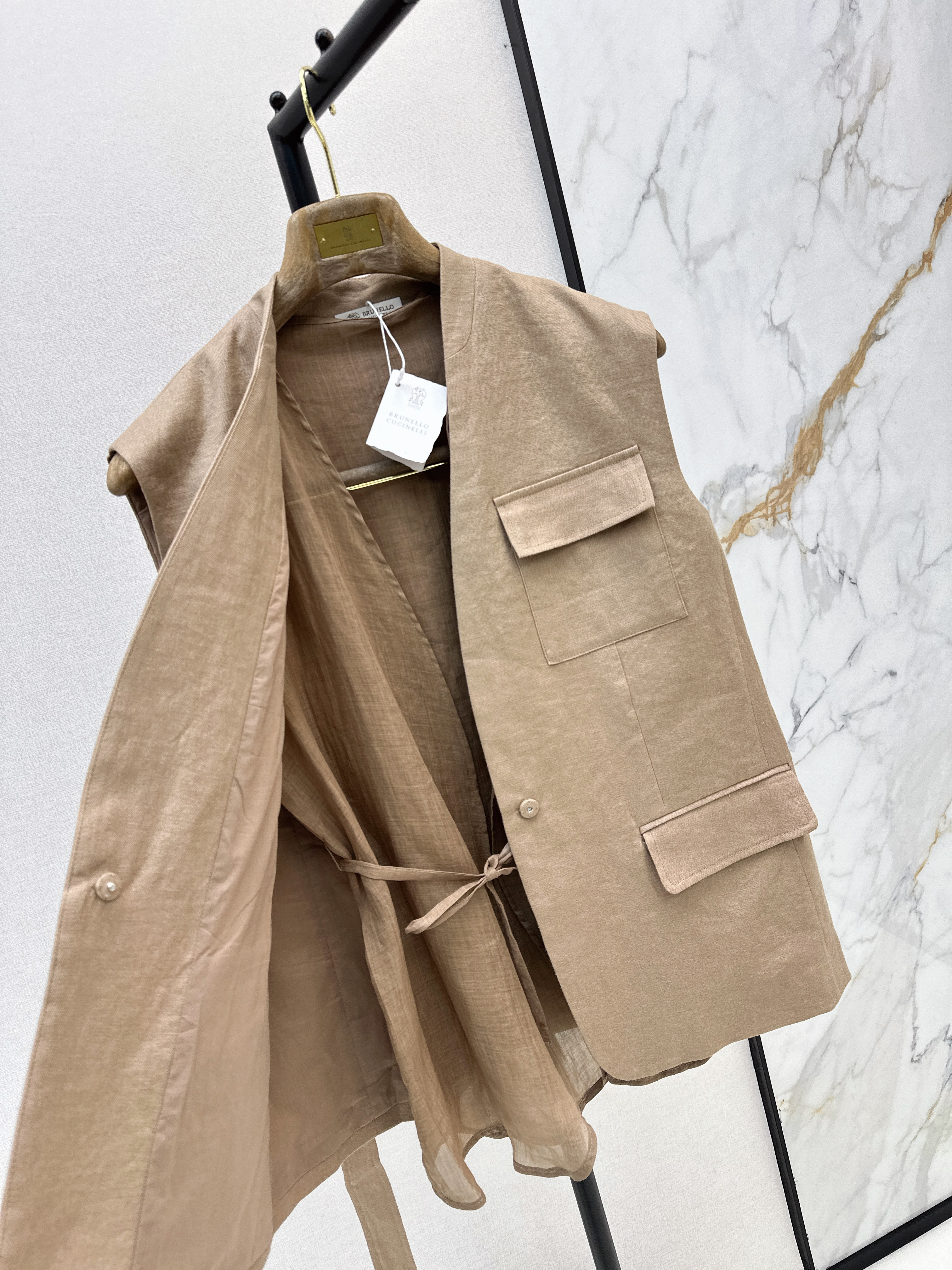 Brunello 26SS Layered Sleeveless Vest