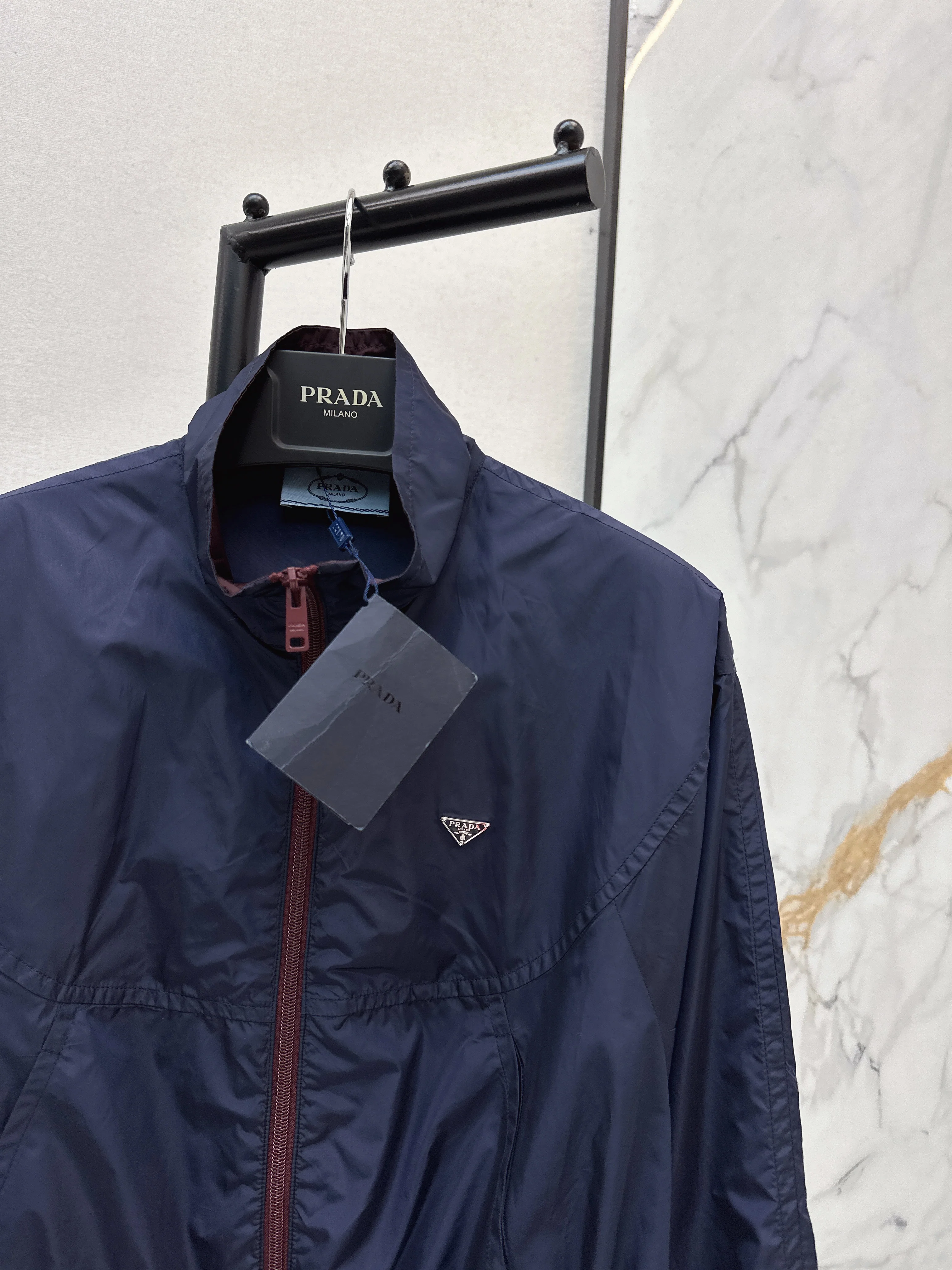 Prad 26ss drawstring trench coats