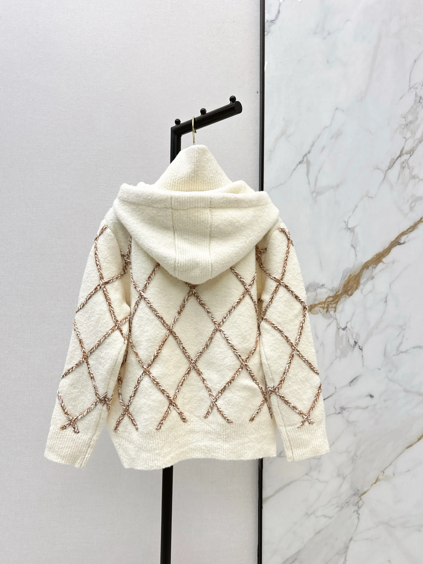 Chan 25fw hooded wool jacket