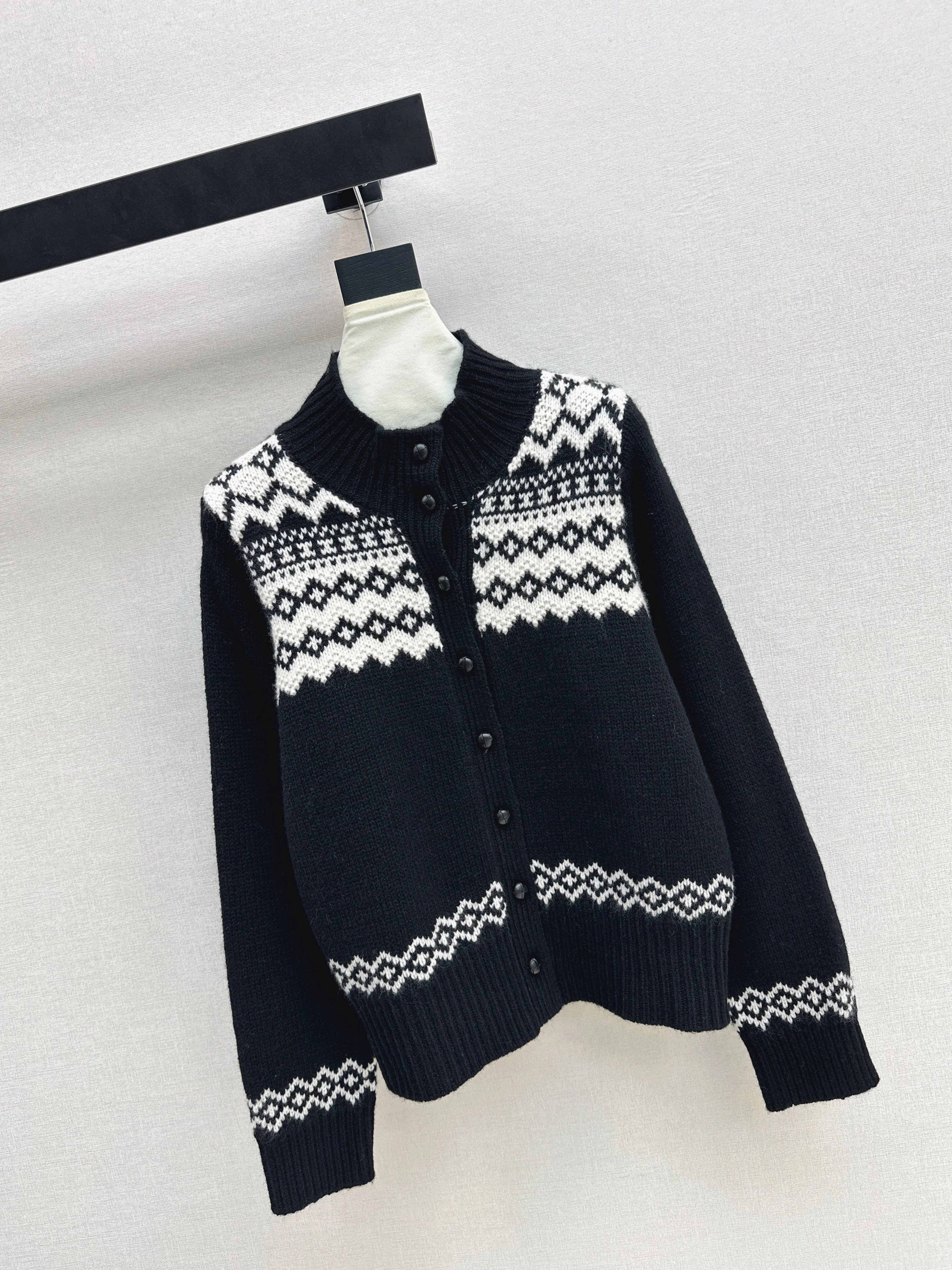Ralp 26ss fair isle knit cardigan