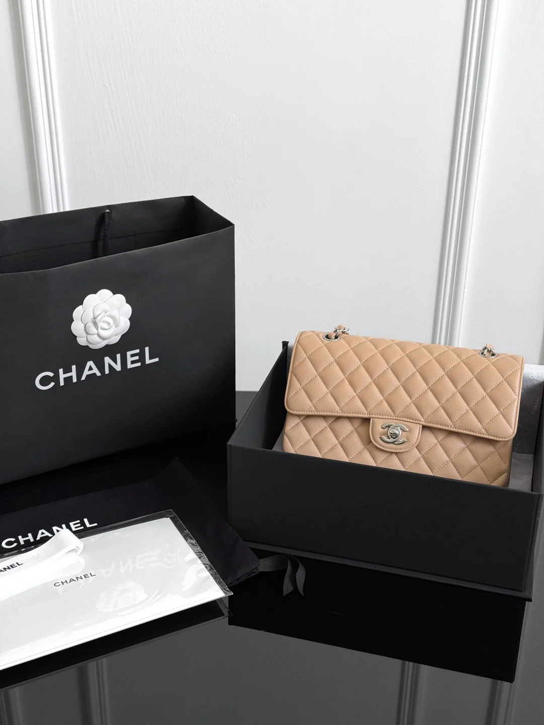 Chan cf25 chain shoulder bag