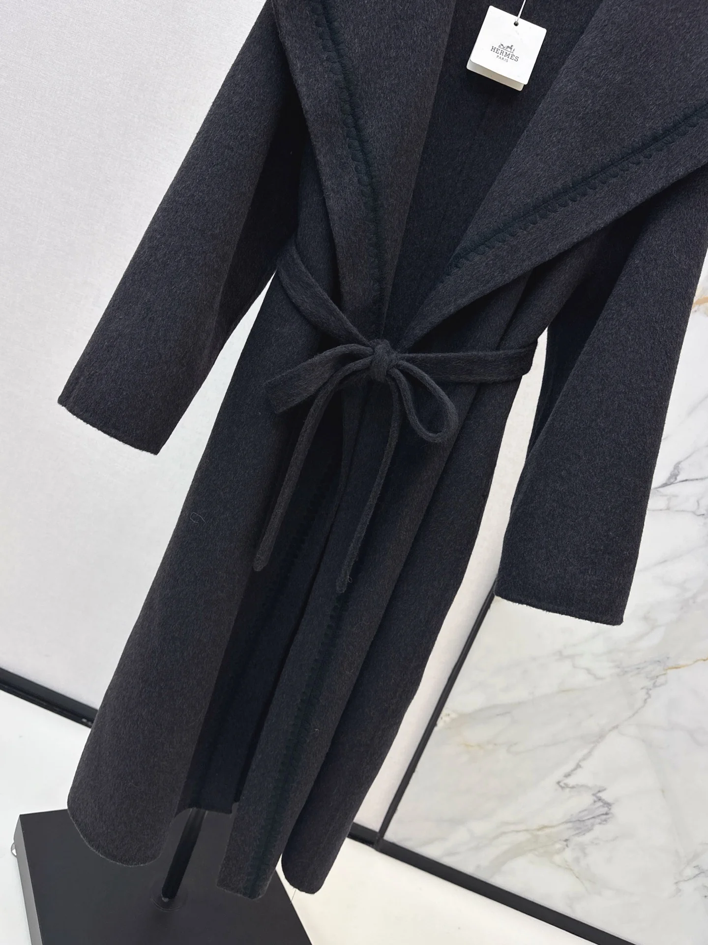 Herm 25fw woolen long overcoats