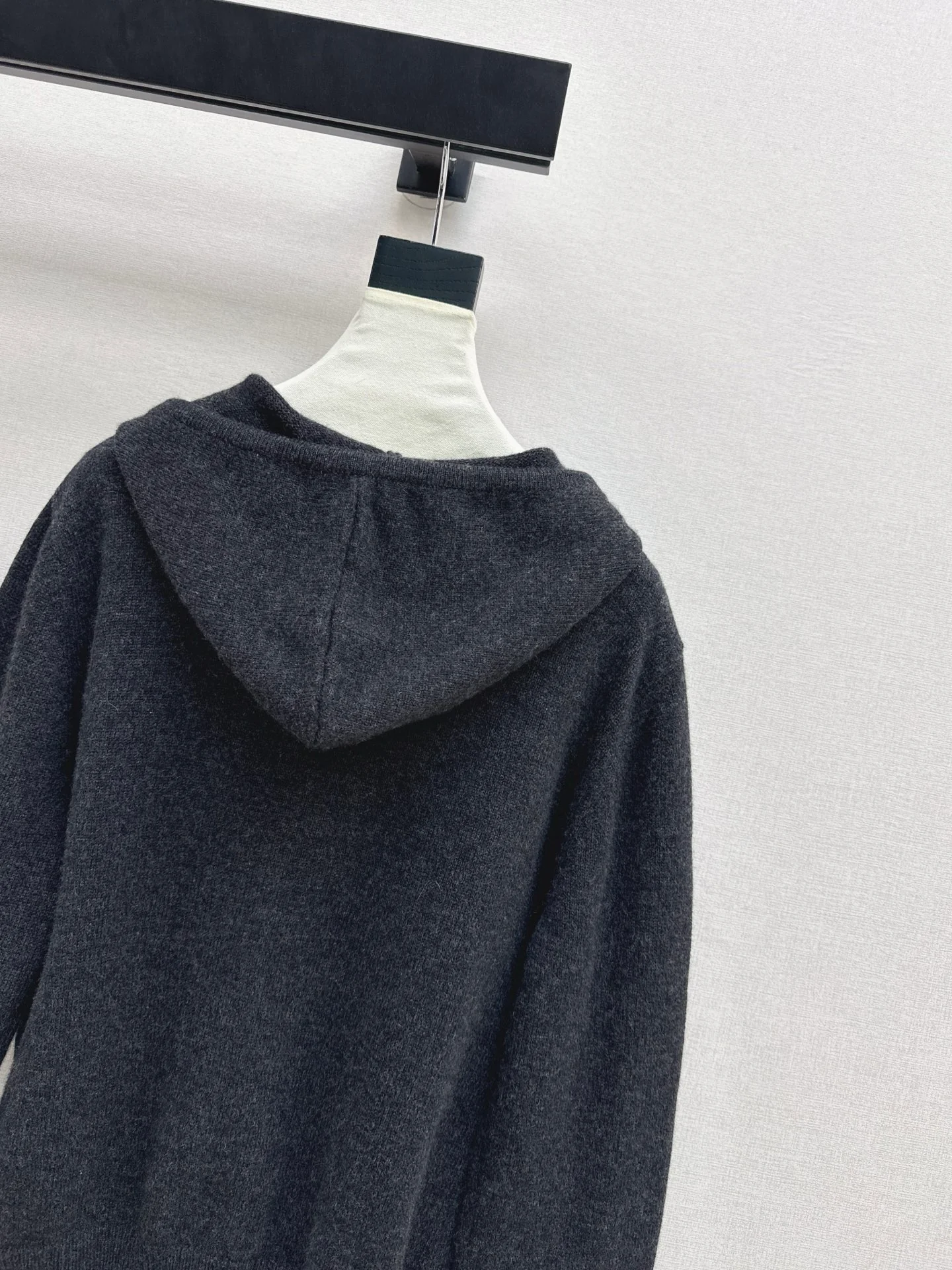 Monc 26ss hooded knit cardigan