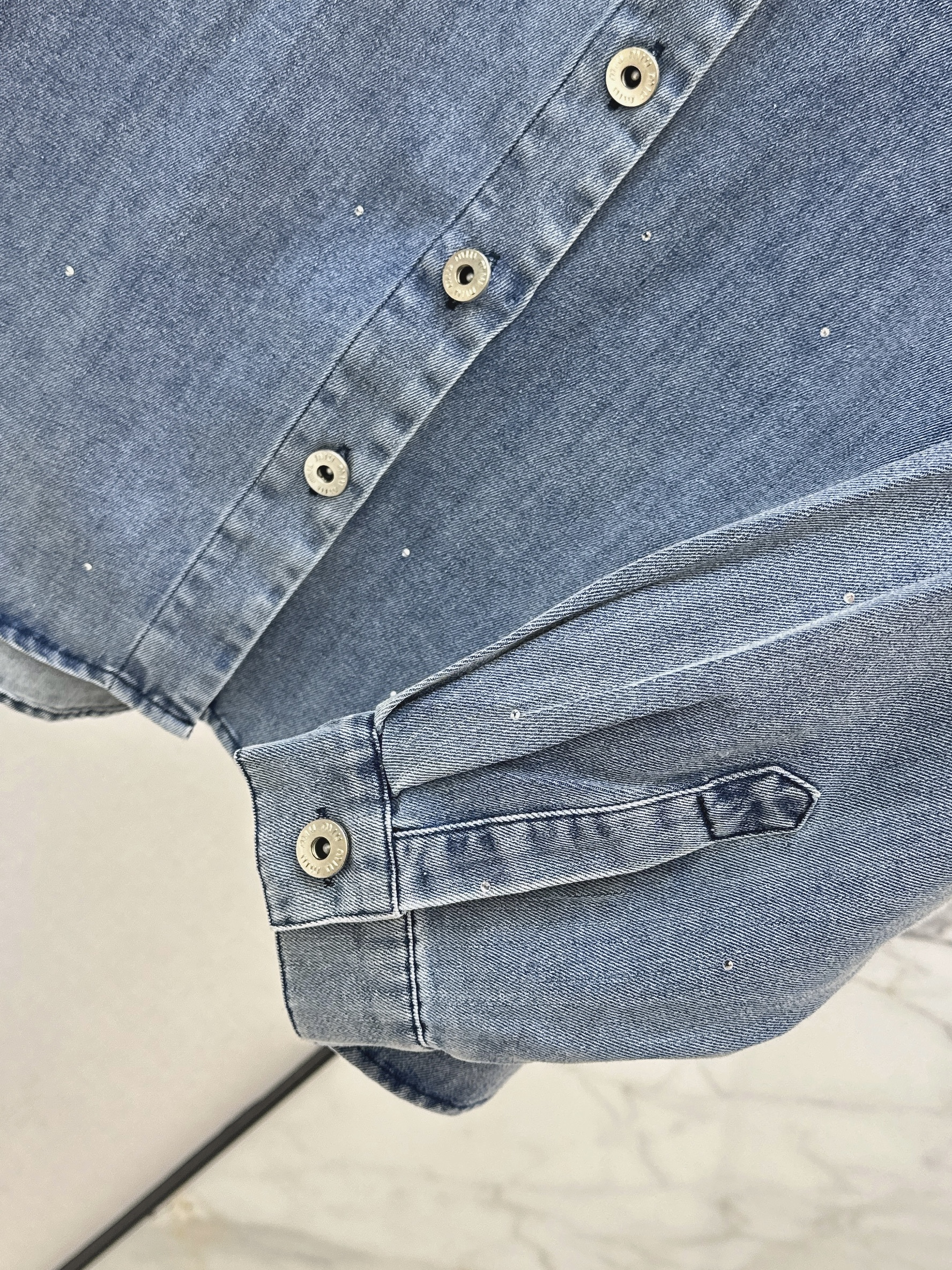 Miu 26ss denim shirt