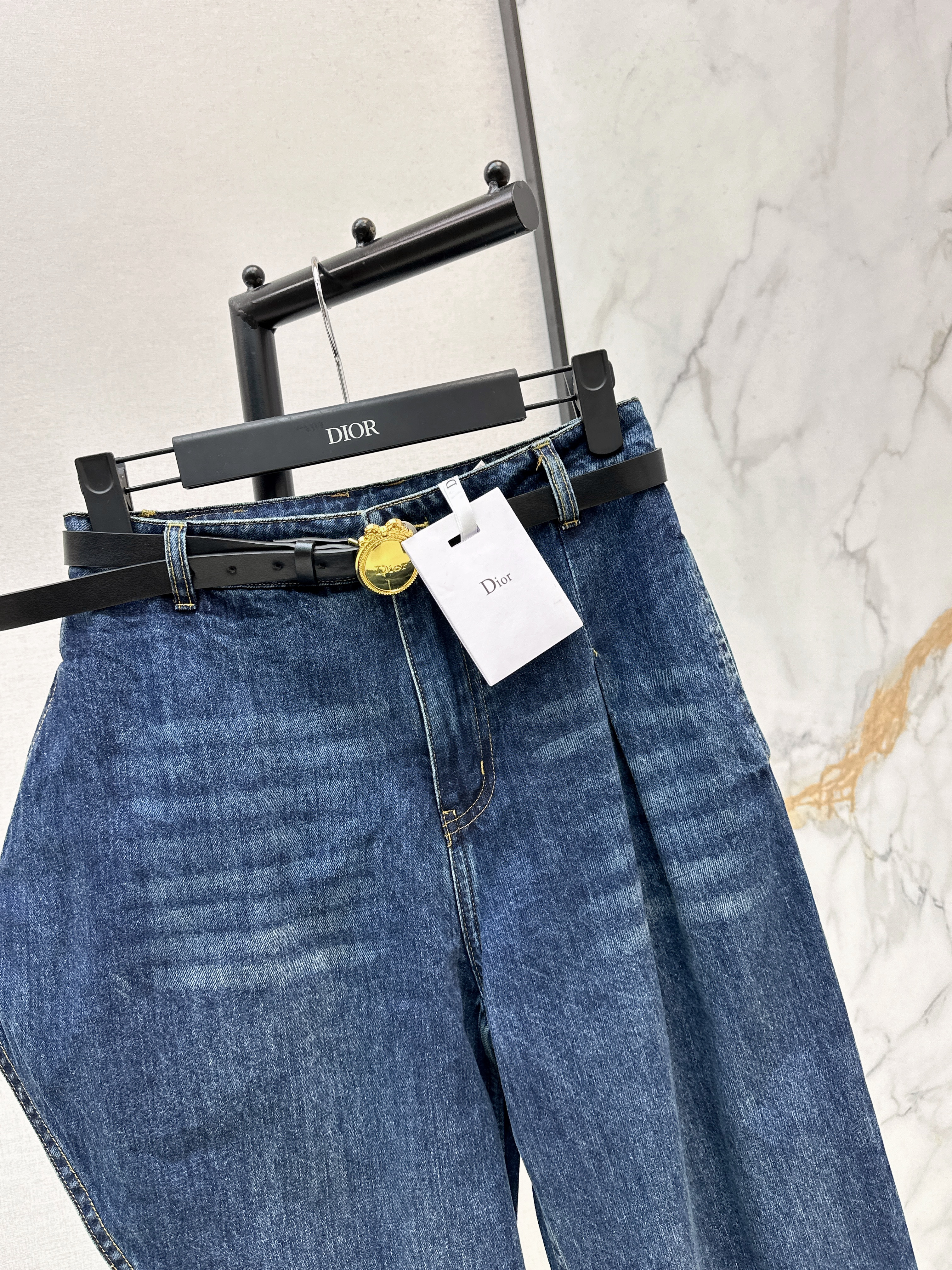 CD 26ss belted jeans