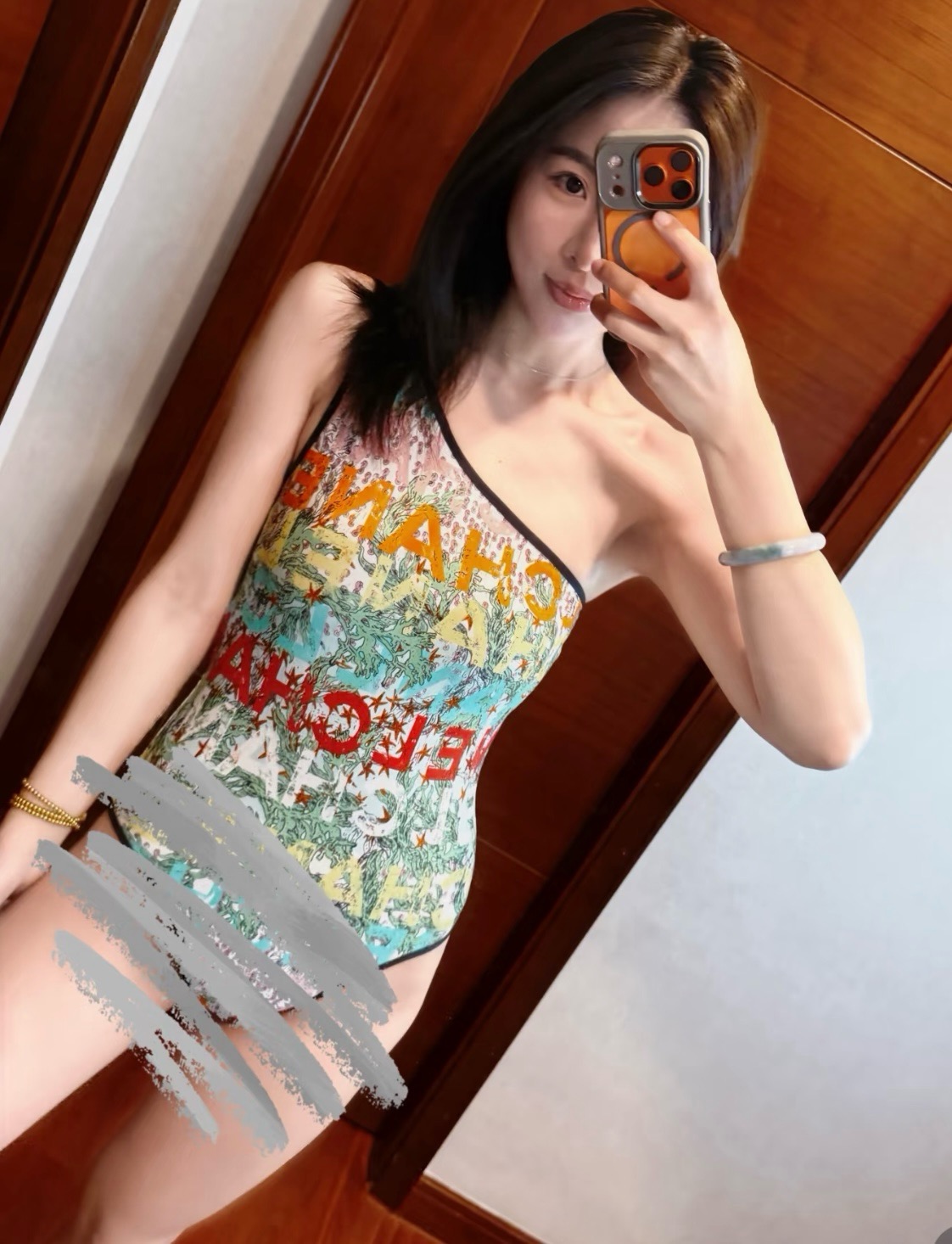 Chan 26ss one piece swinsuit