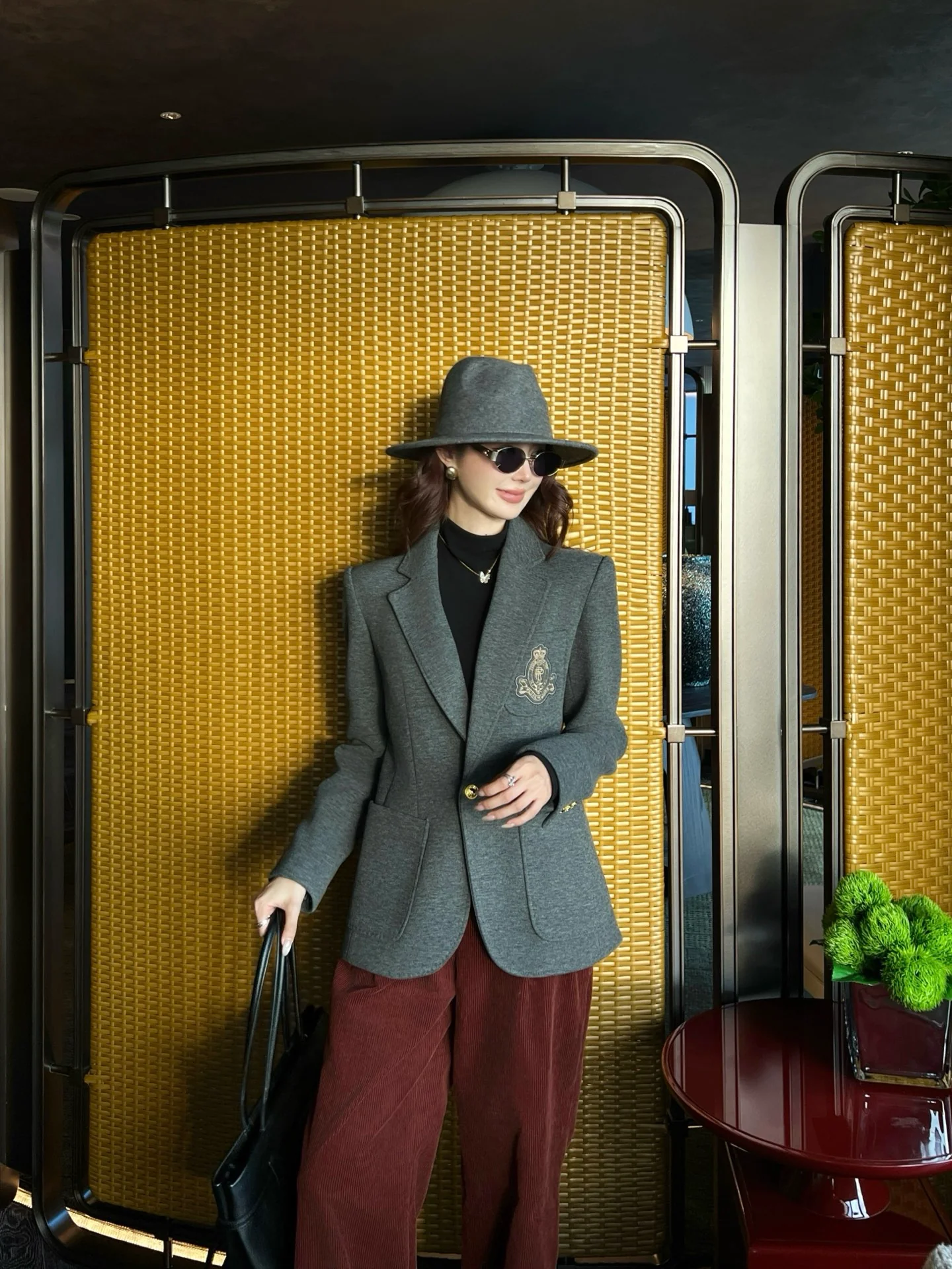 Ralp 25fw preppy look blazer