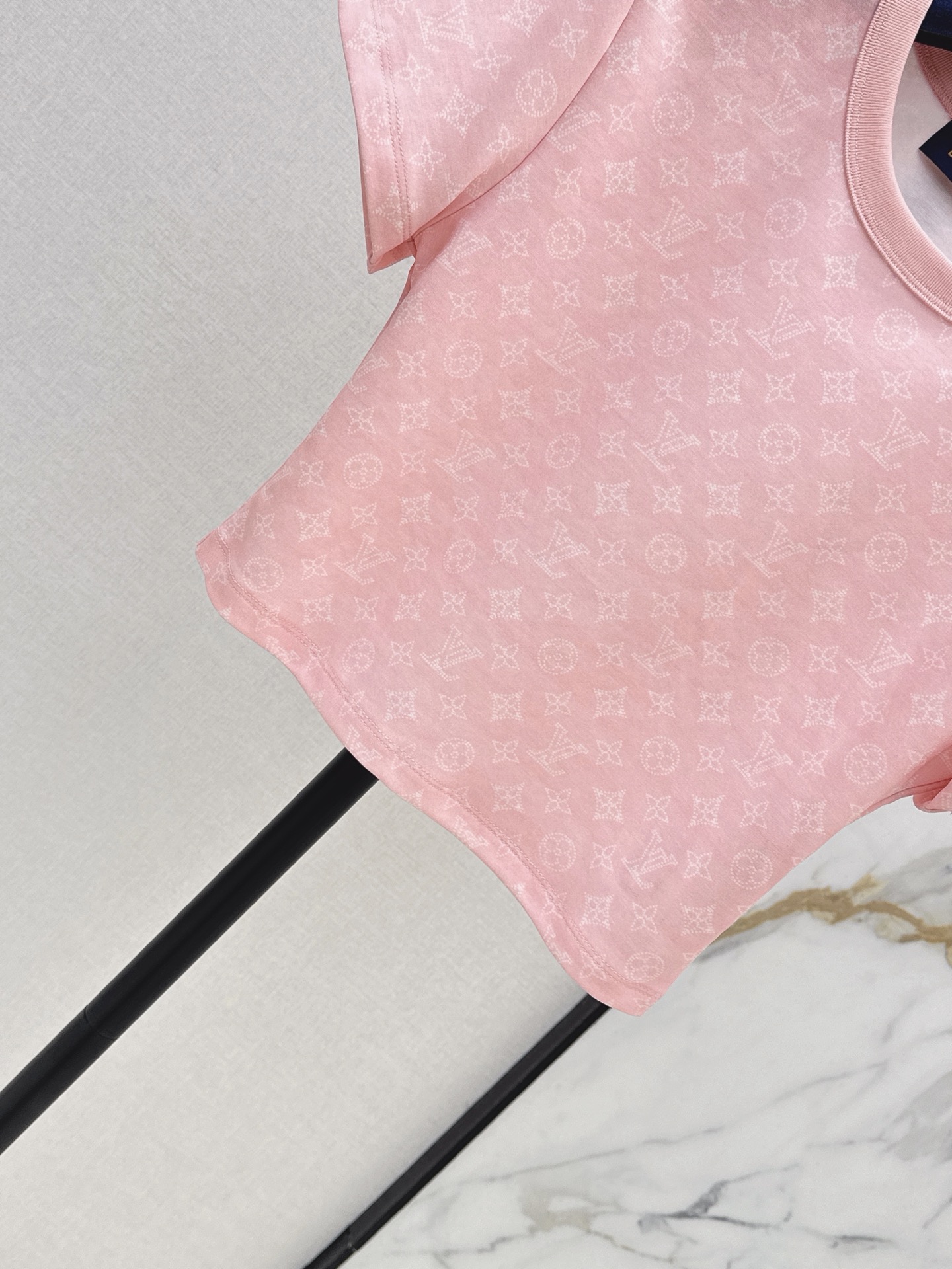 Loui 26ss cropped print t-shirt