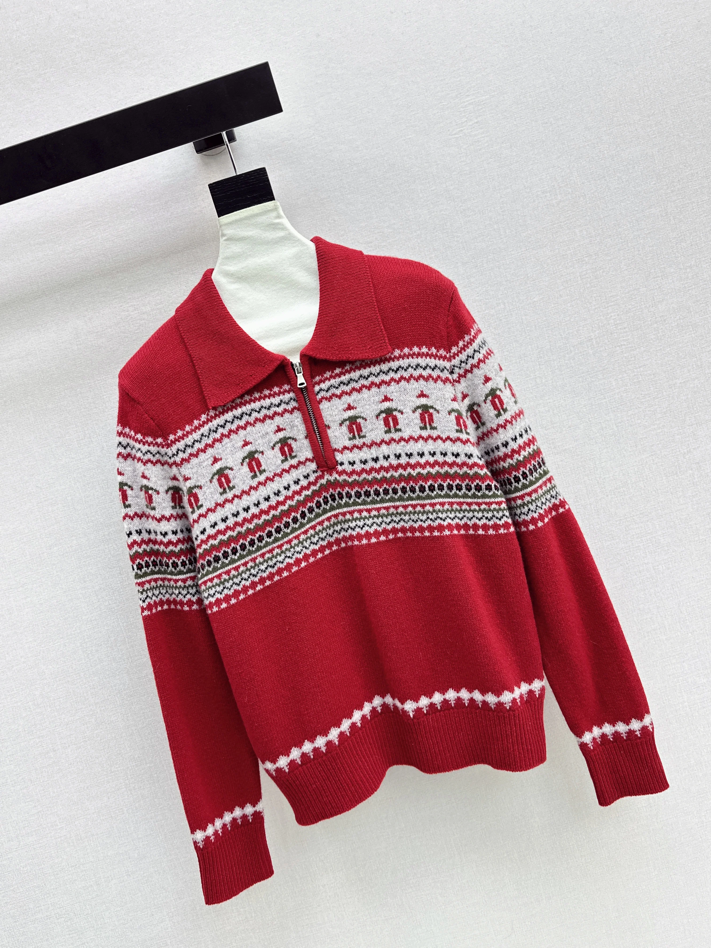 Chan 26ss fair isle sweater