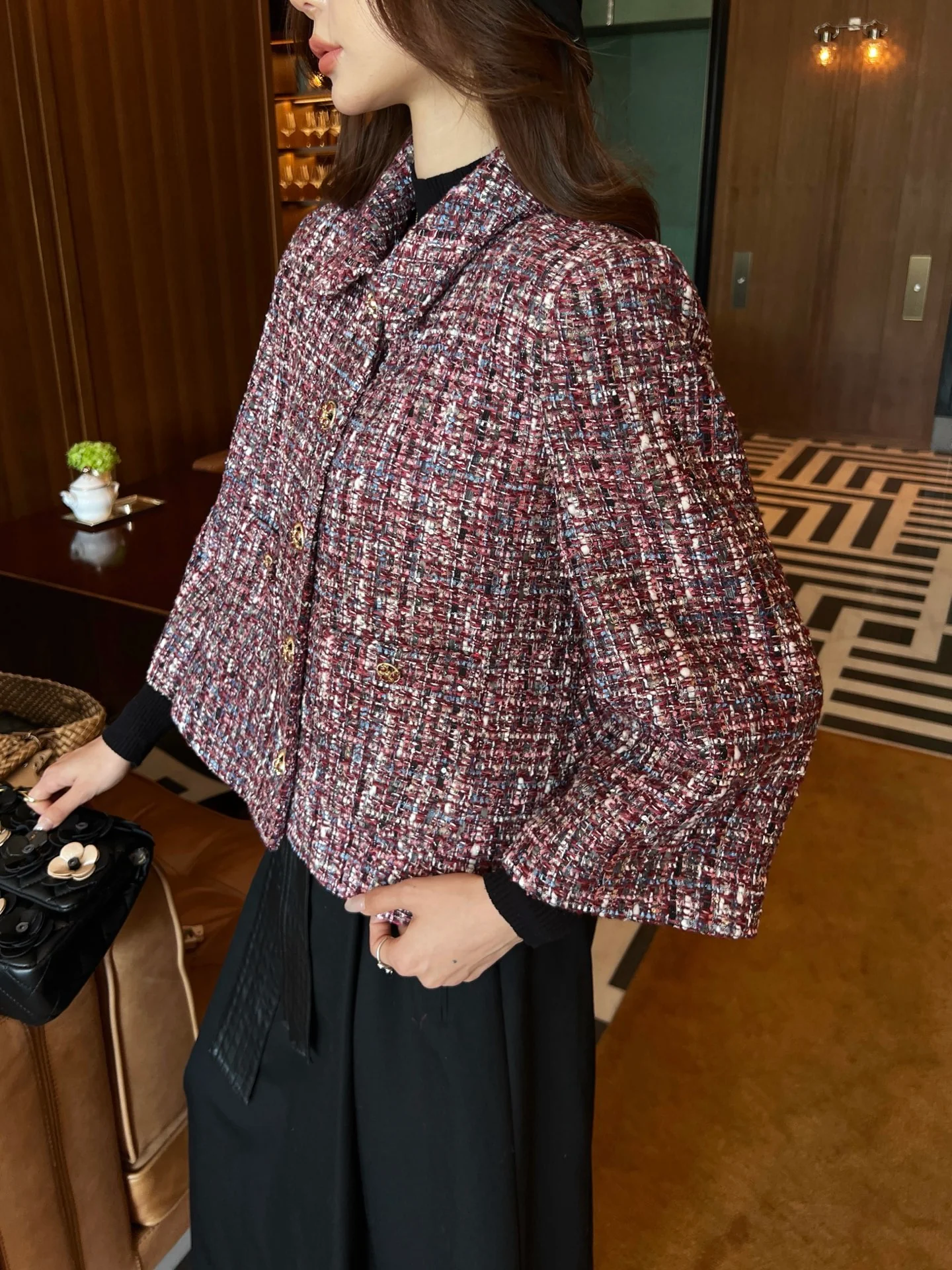 Chan 26ss tweed jacket