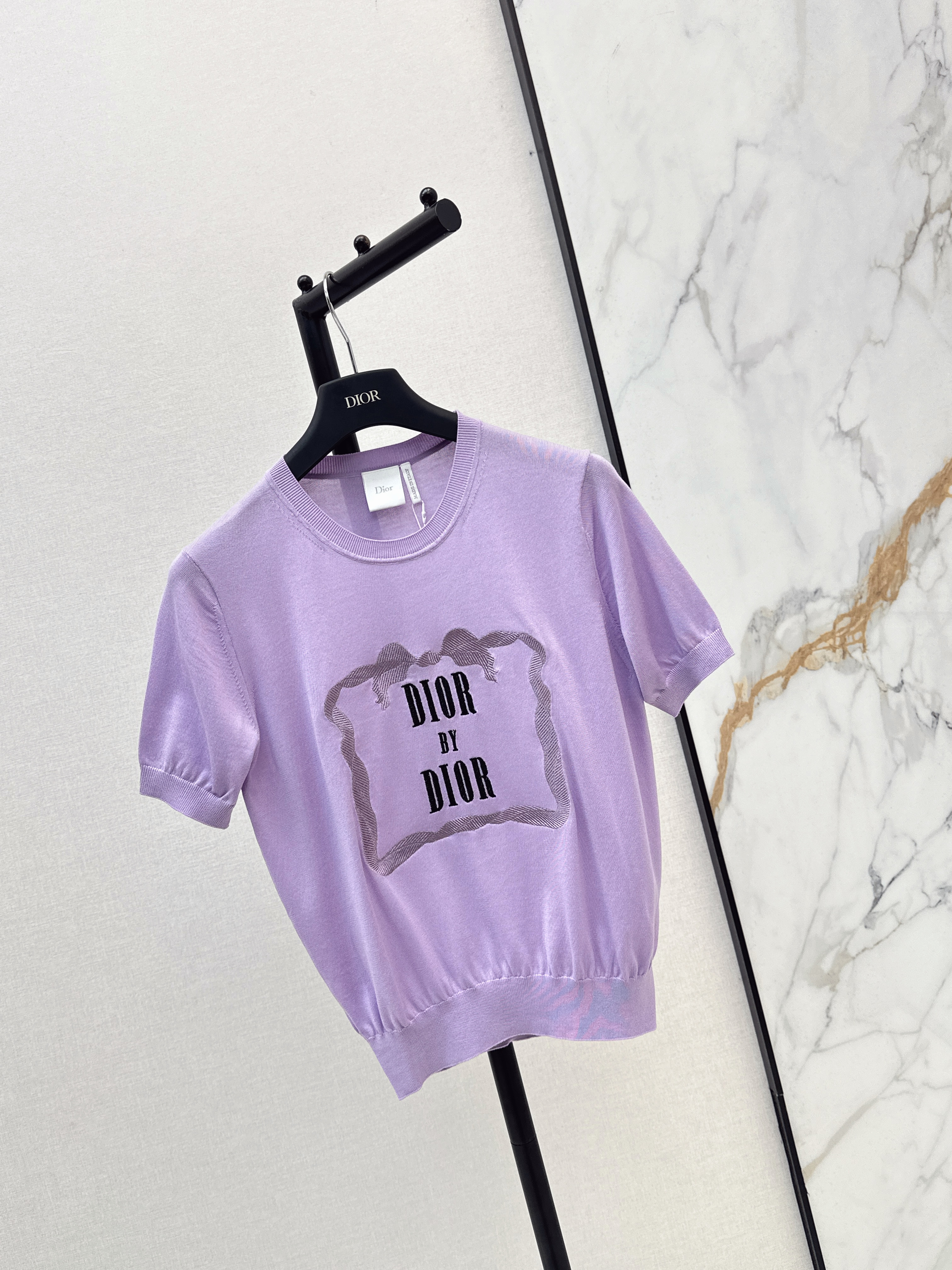 CD 26ss embroidery knit top