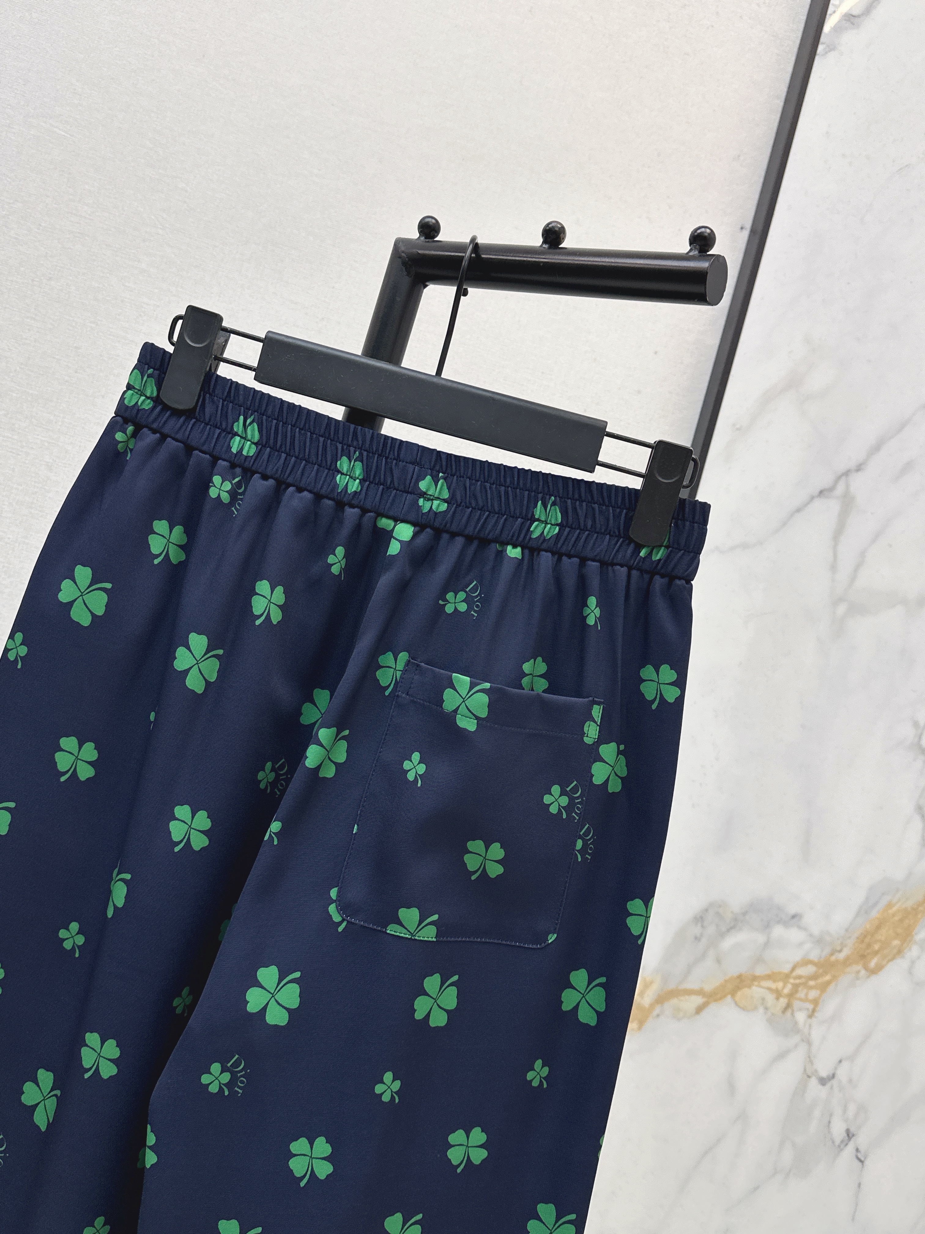 CD 26ss print straight pants