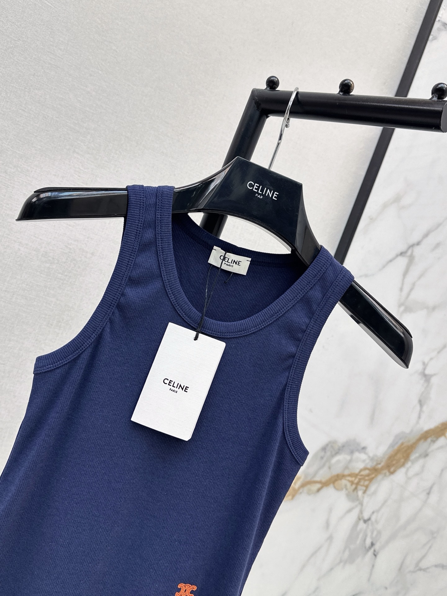 Celi 26ss rib knit vest