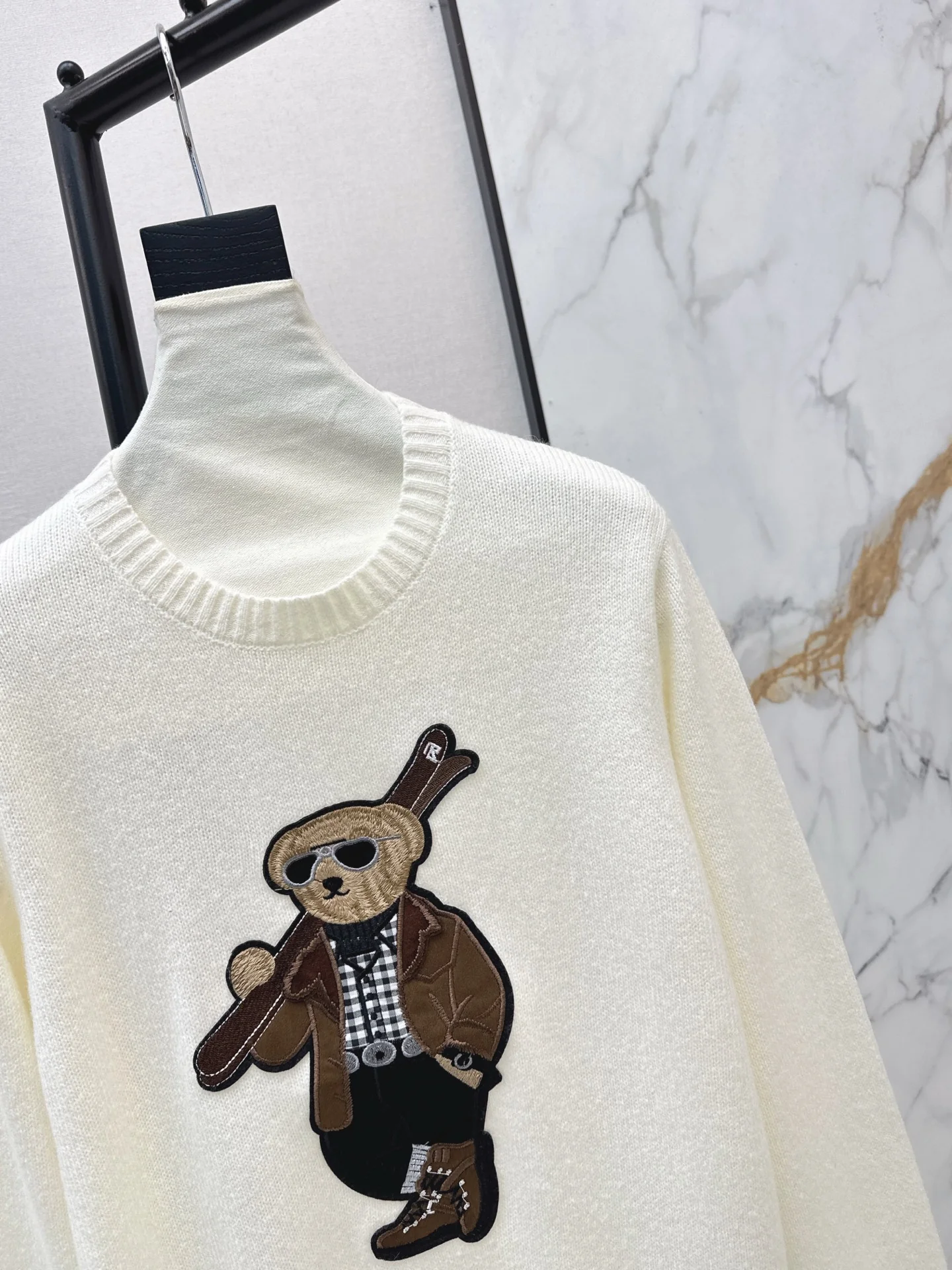 Ralp 25fw embroidery sweater