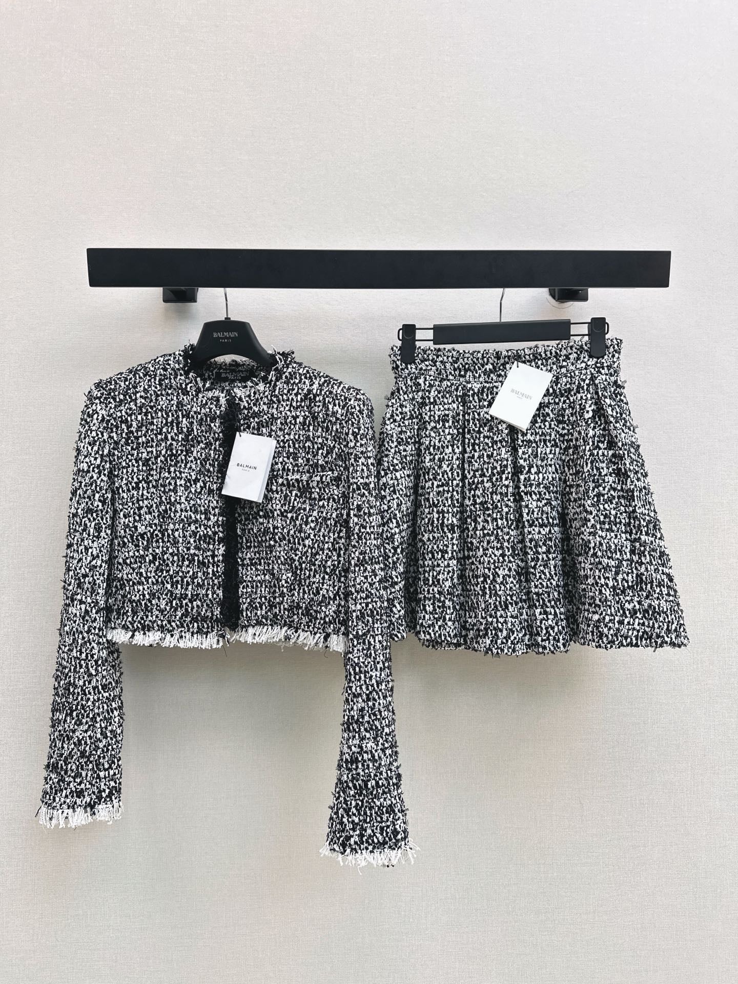 Balm 25fw tweed jacket