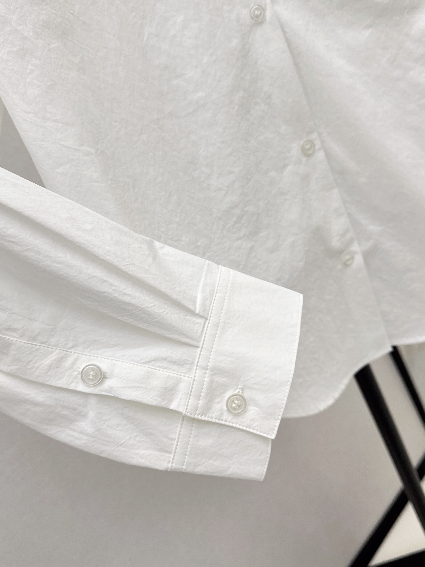 Loe 26ss asymmetrical shirt