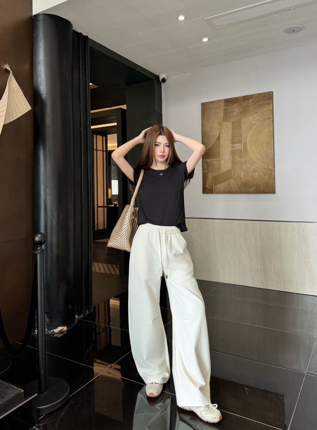 Chan 26ss wide-leg pants