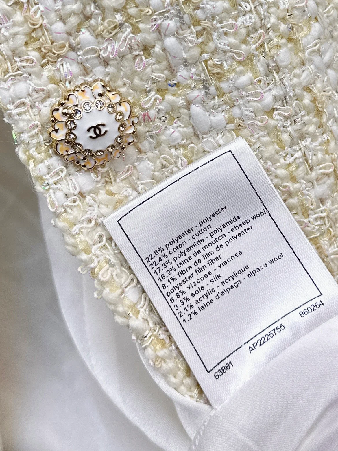 Chan 26ss tweed jacket