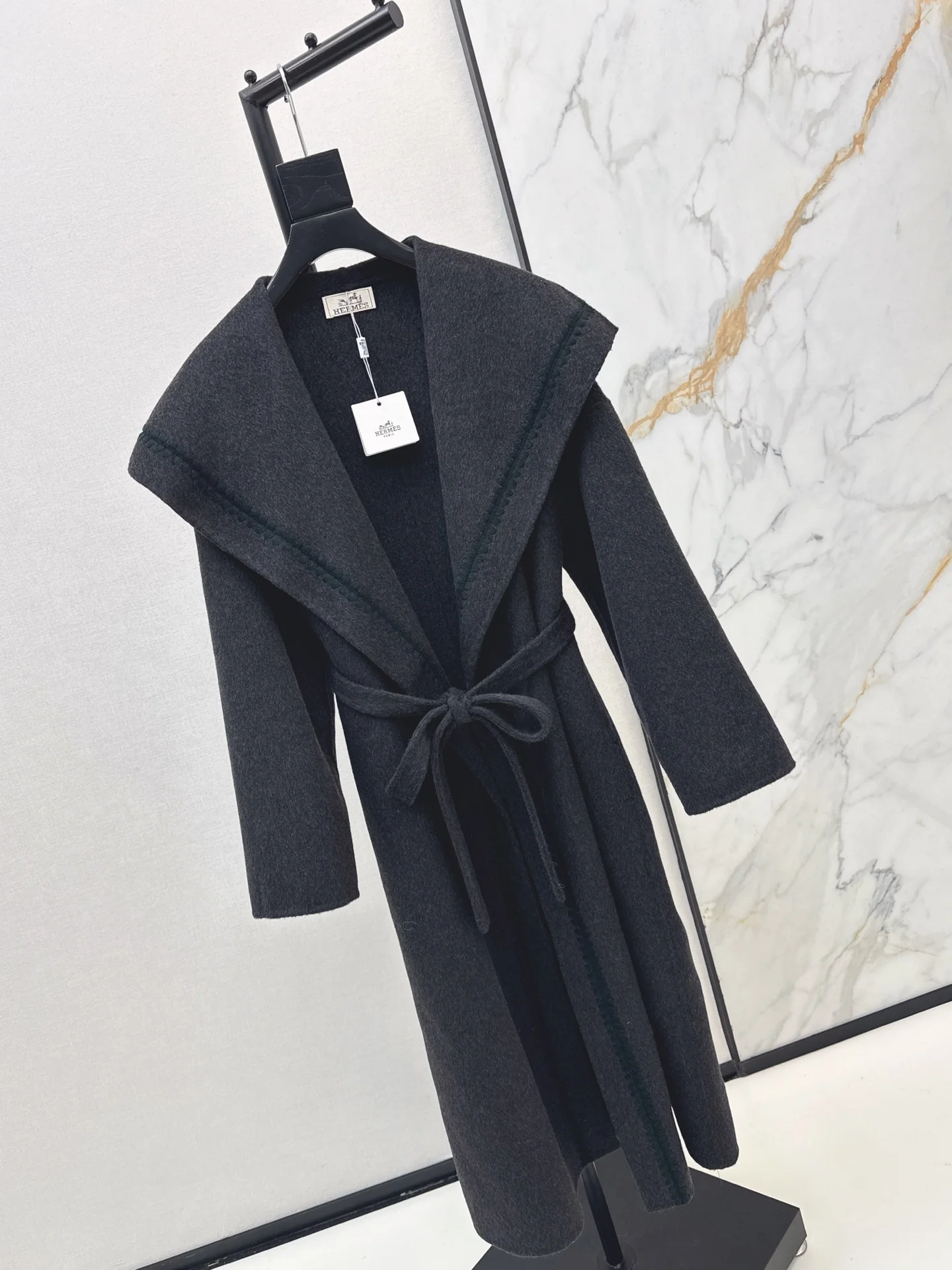 Herm 25fw woolen long overcoats