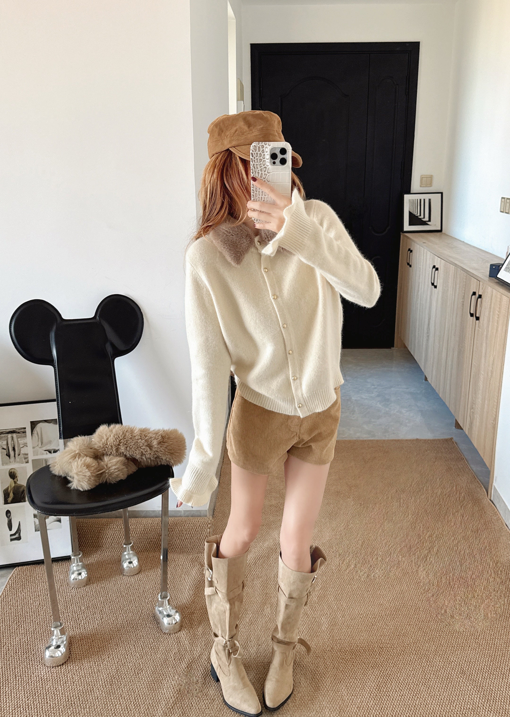 Miu 26ss wool cardigan