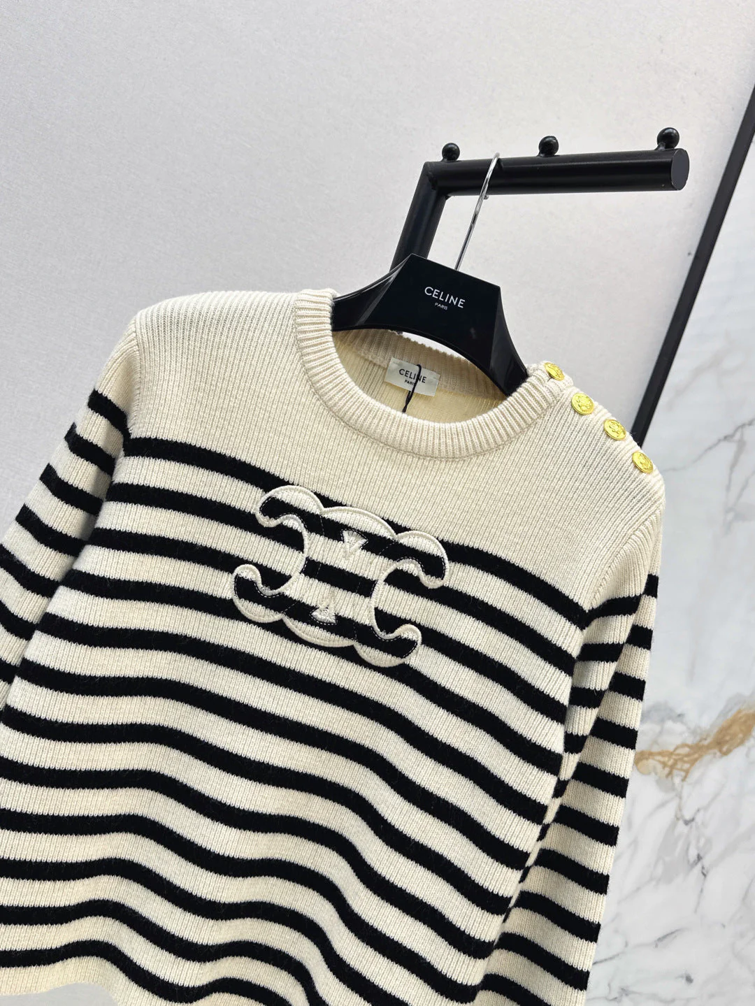 Celi 25fw stripe sweater