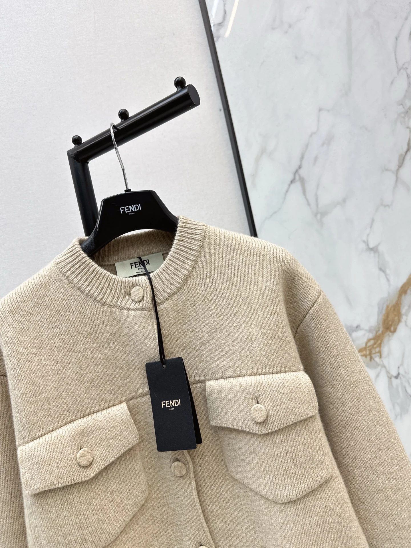 Fend 26ss knit cardigan