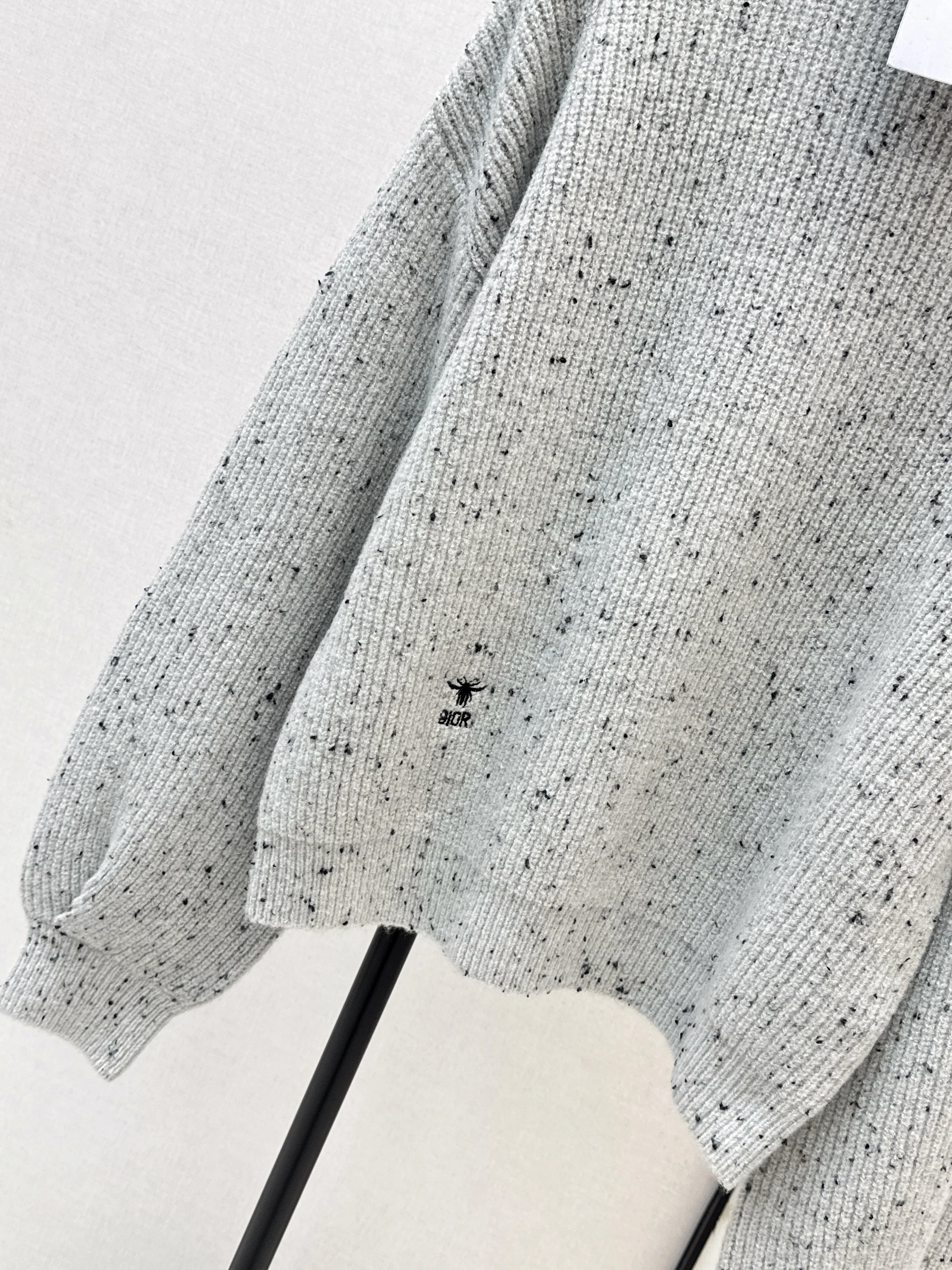 CD 26ss lantern sleeve knitted sweater