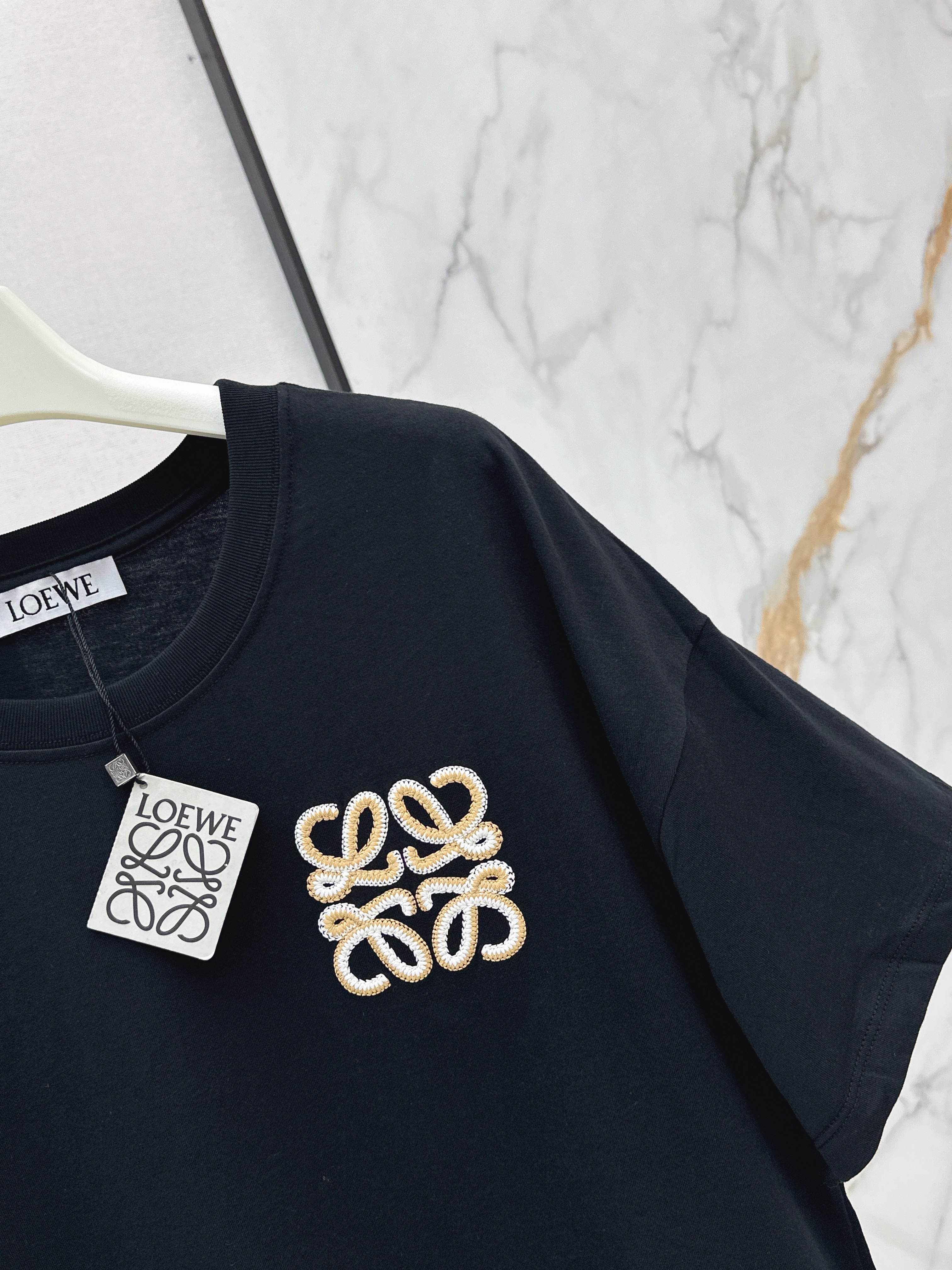 Loe 26ss embroidery t-shirt