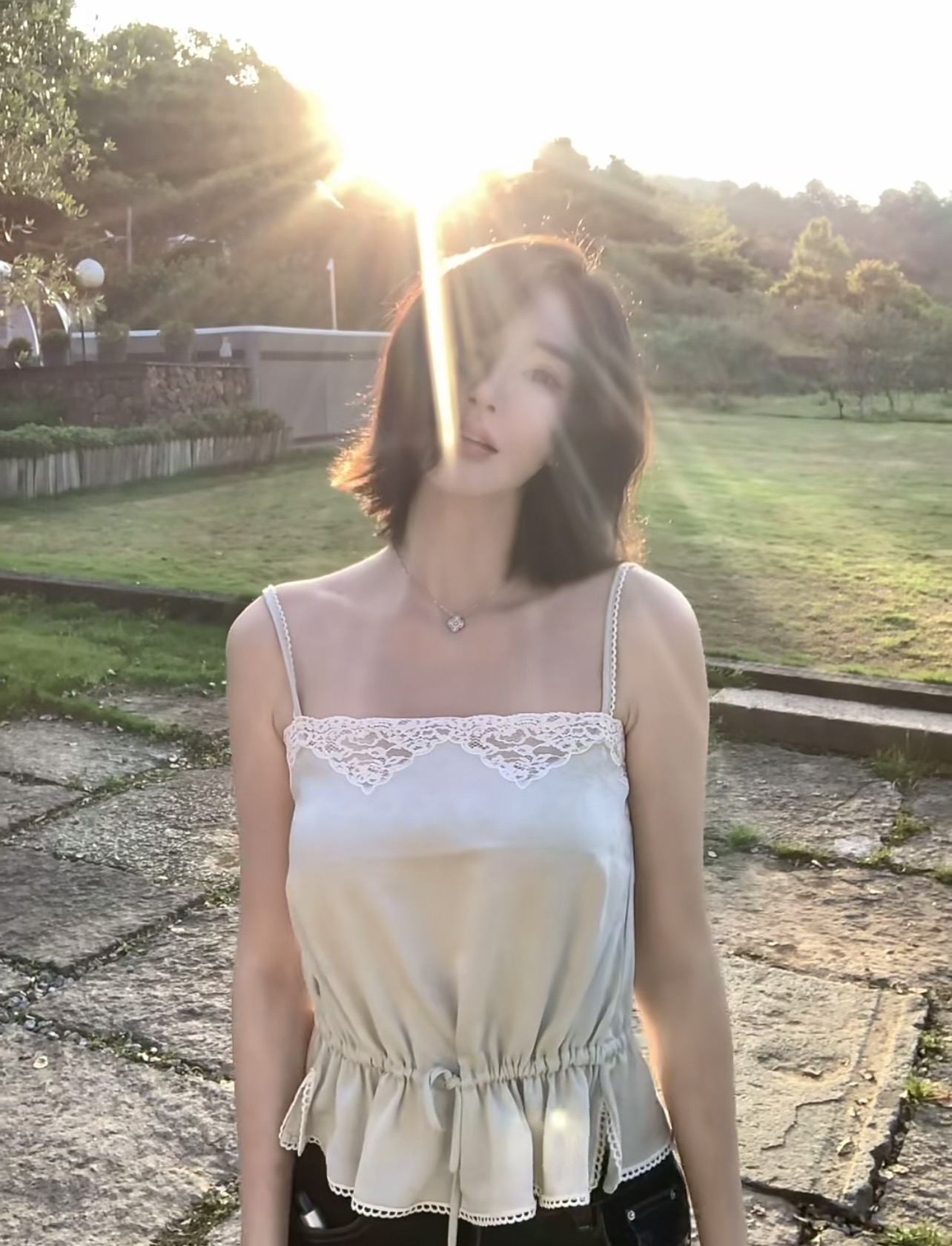 Chlo 26ss Lace-Trim Camisole Top
