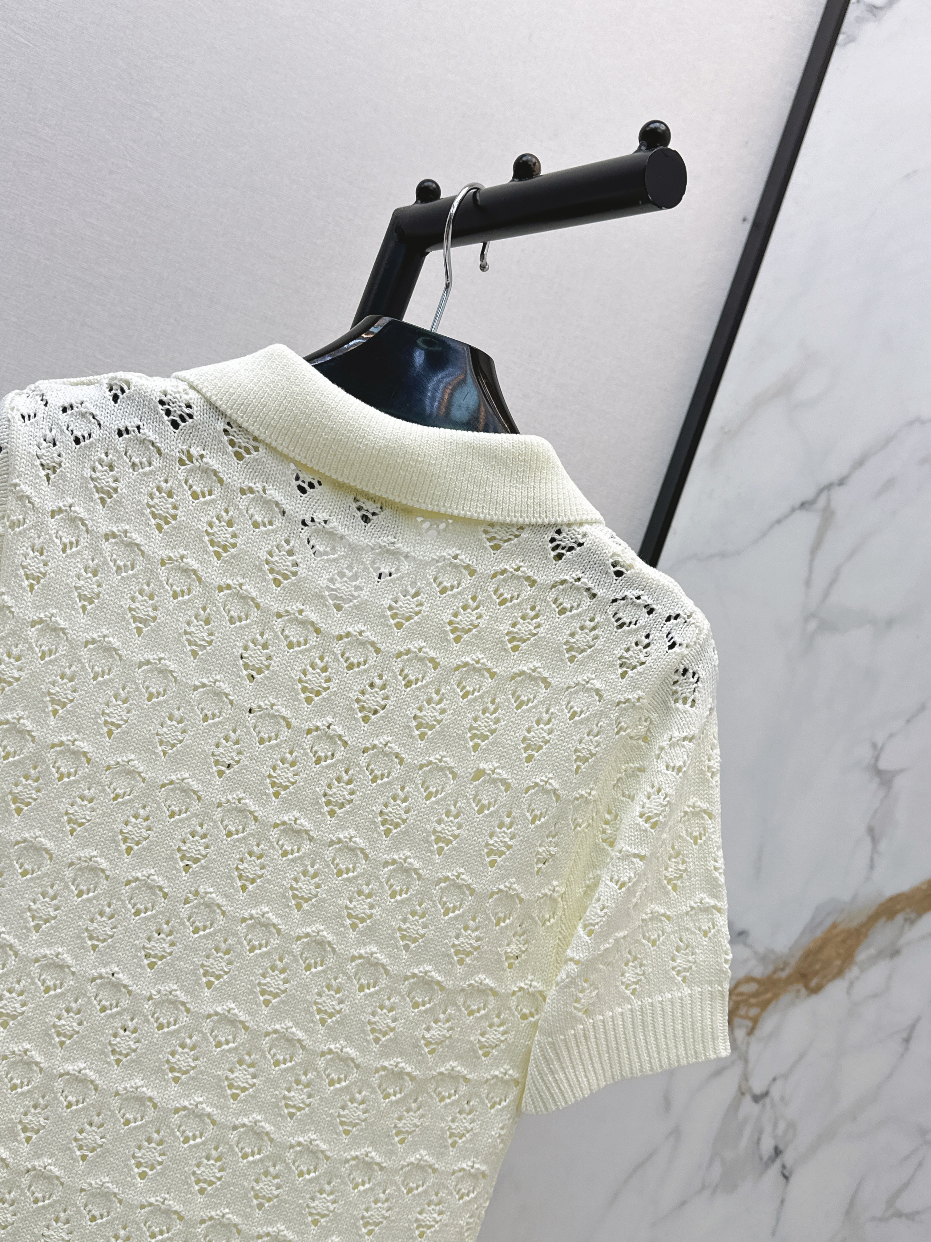 Celi 26ss hollow polo dress