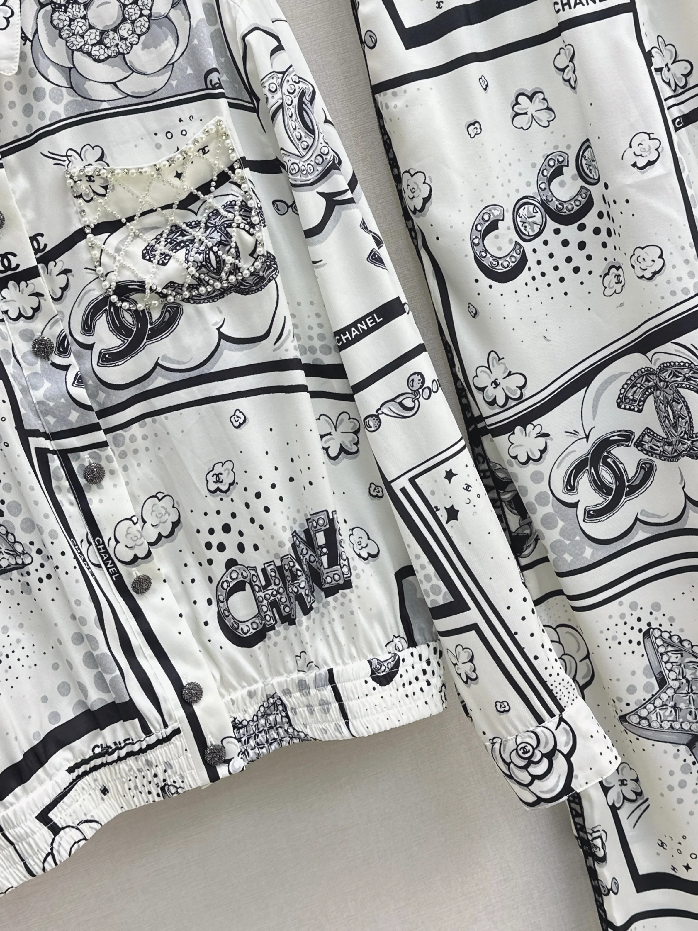 Chan 26ss print shirts jacket