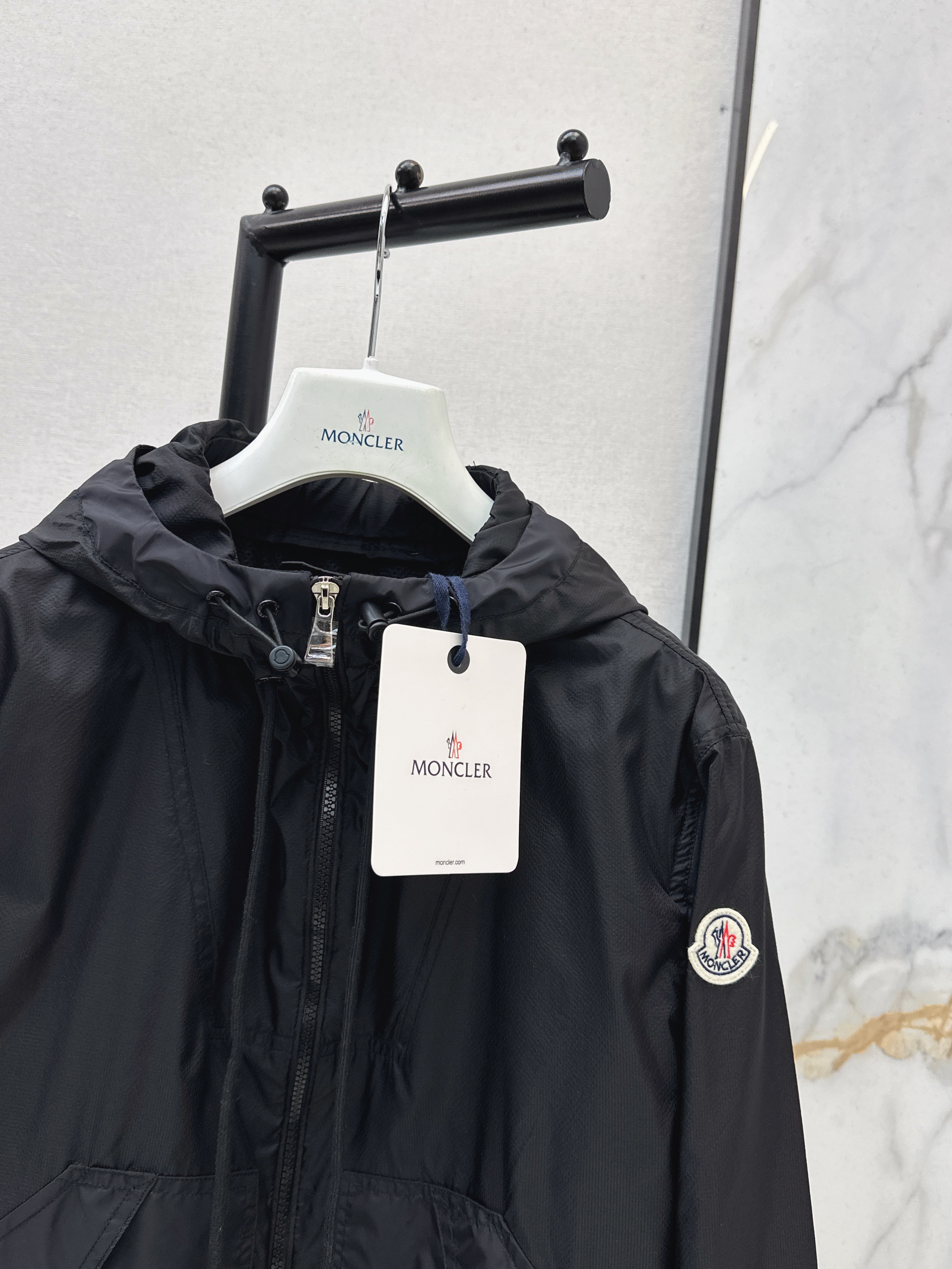 Monc 26ss hooded trench coats