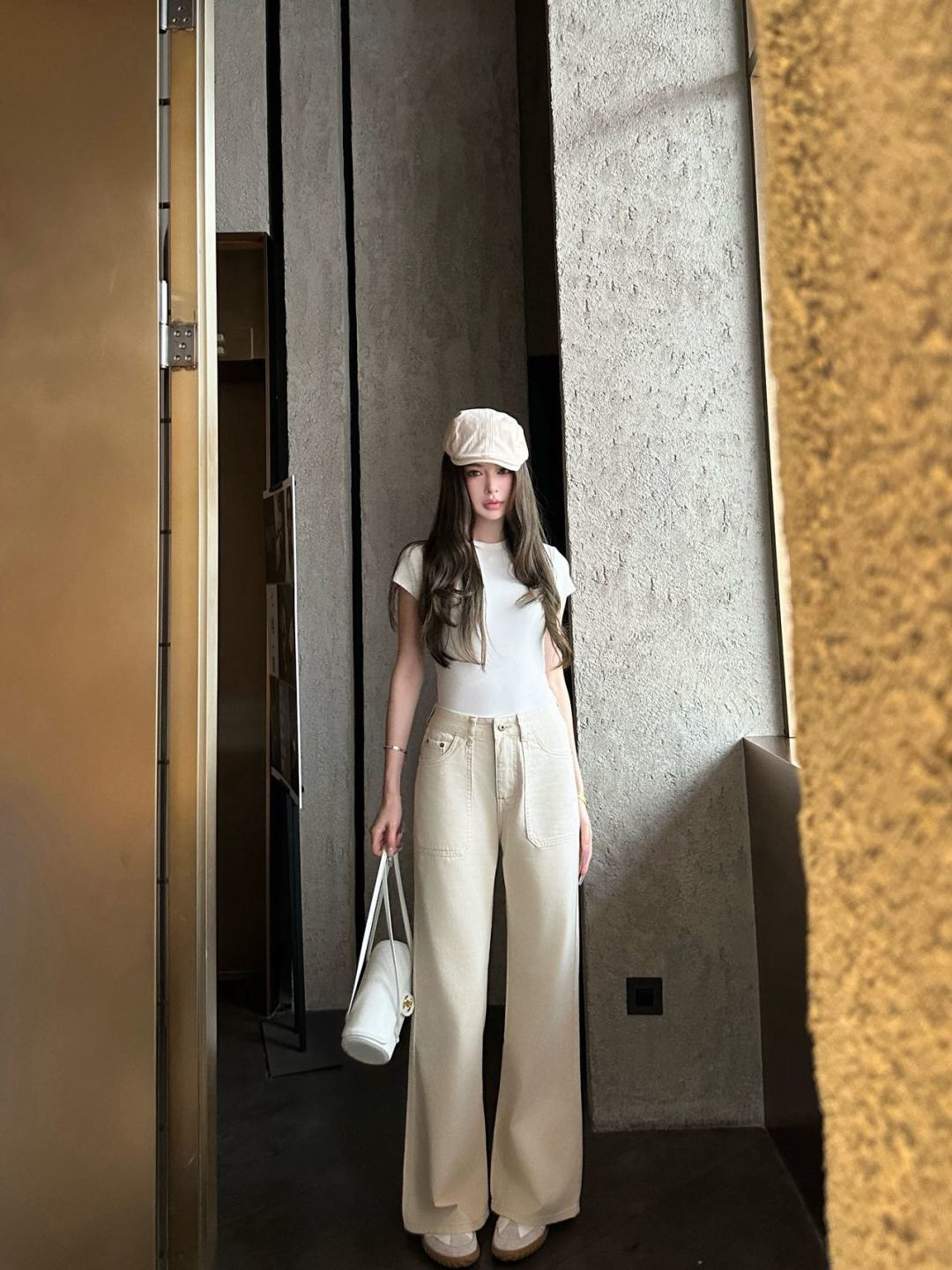 Miu 26ss straight-leg jeans