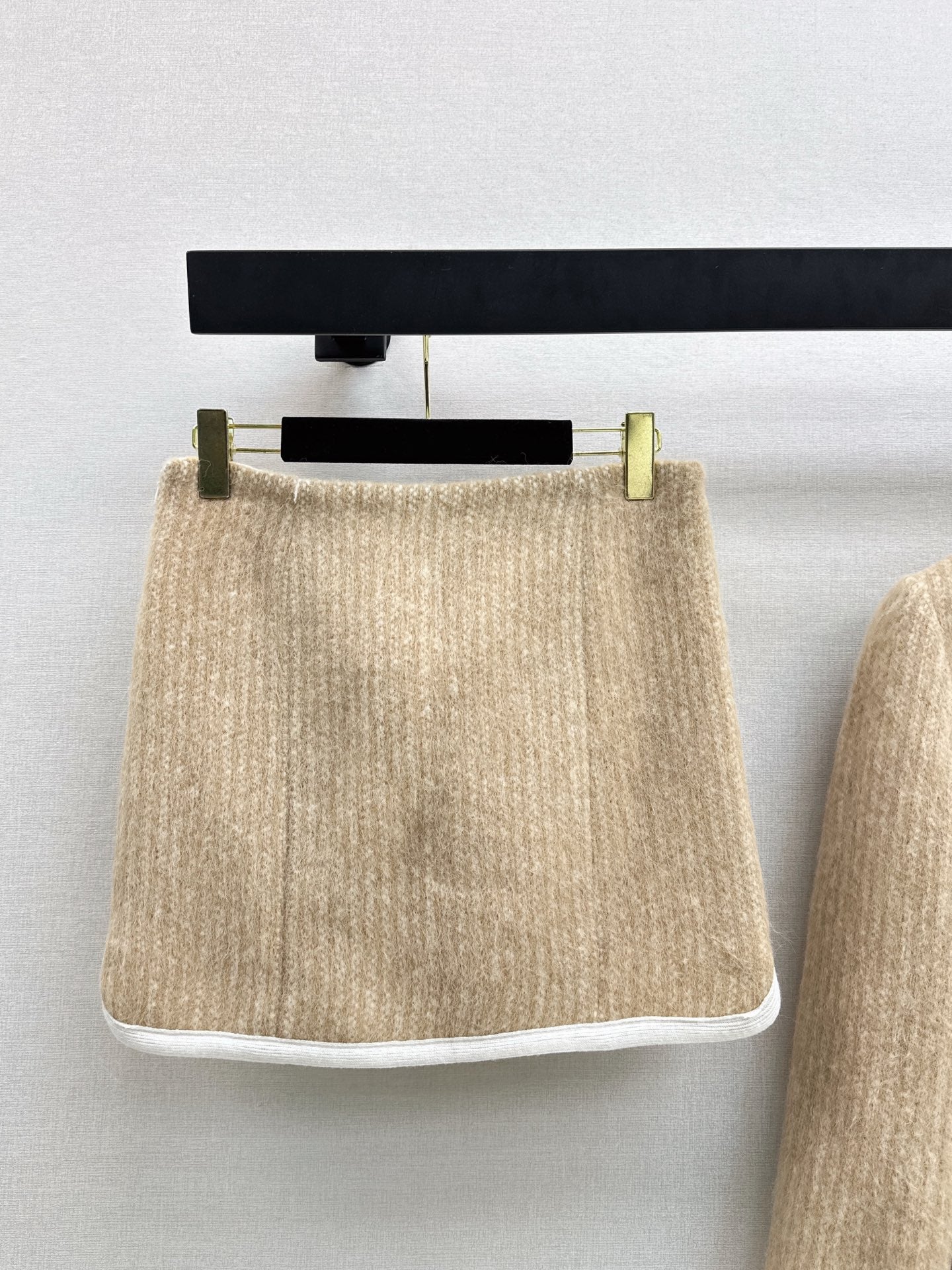 Chan 26ss woolen jacket skirts outfit sets