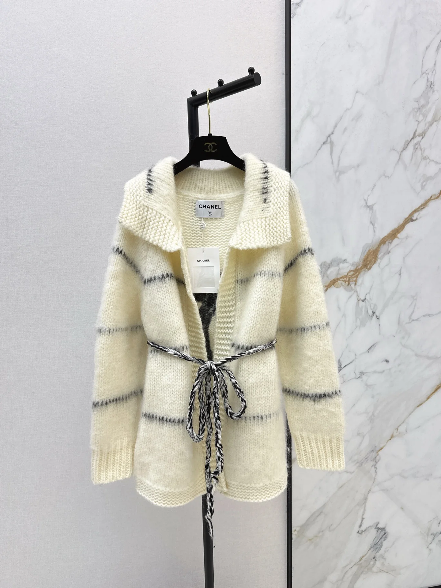 Chan 25fw belted cardigan