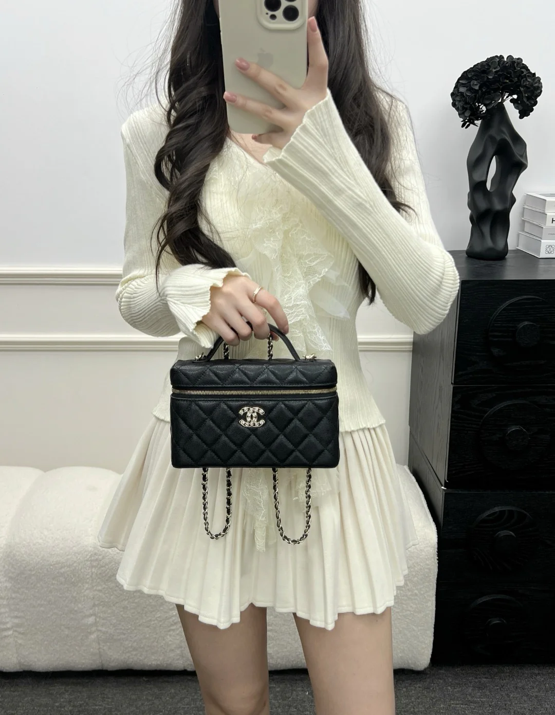 Chan 25P LP heart diamond shoulder bage