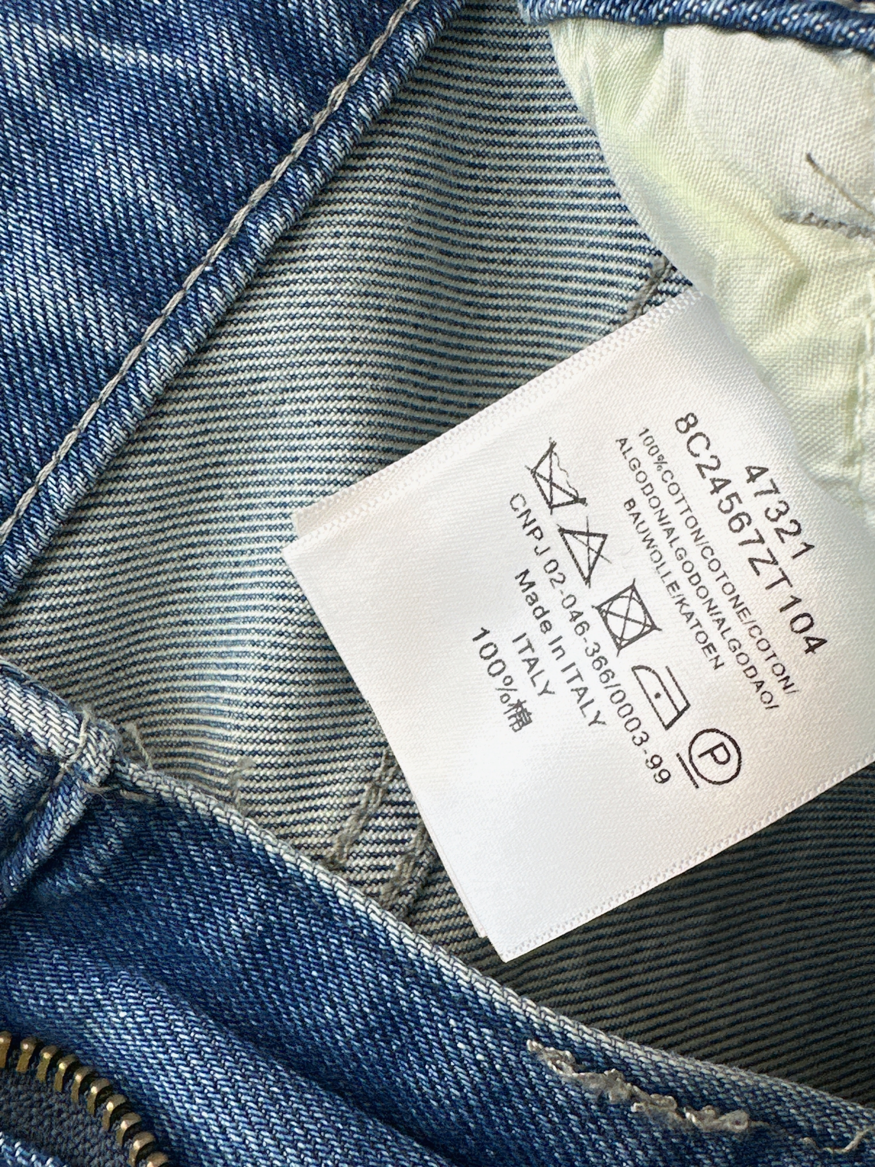 Loe 26ss cropped jeans