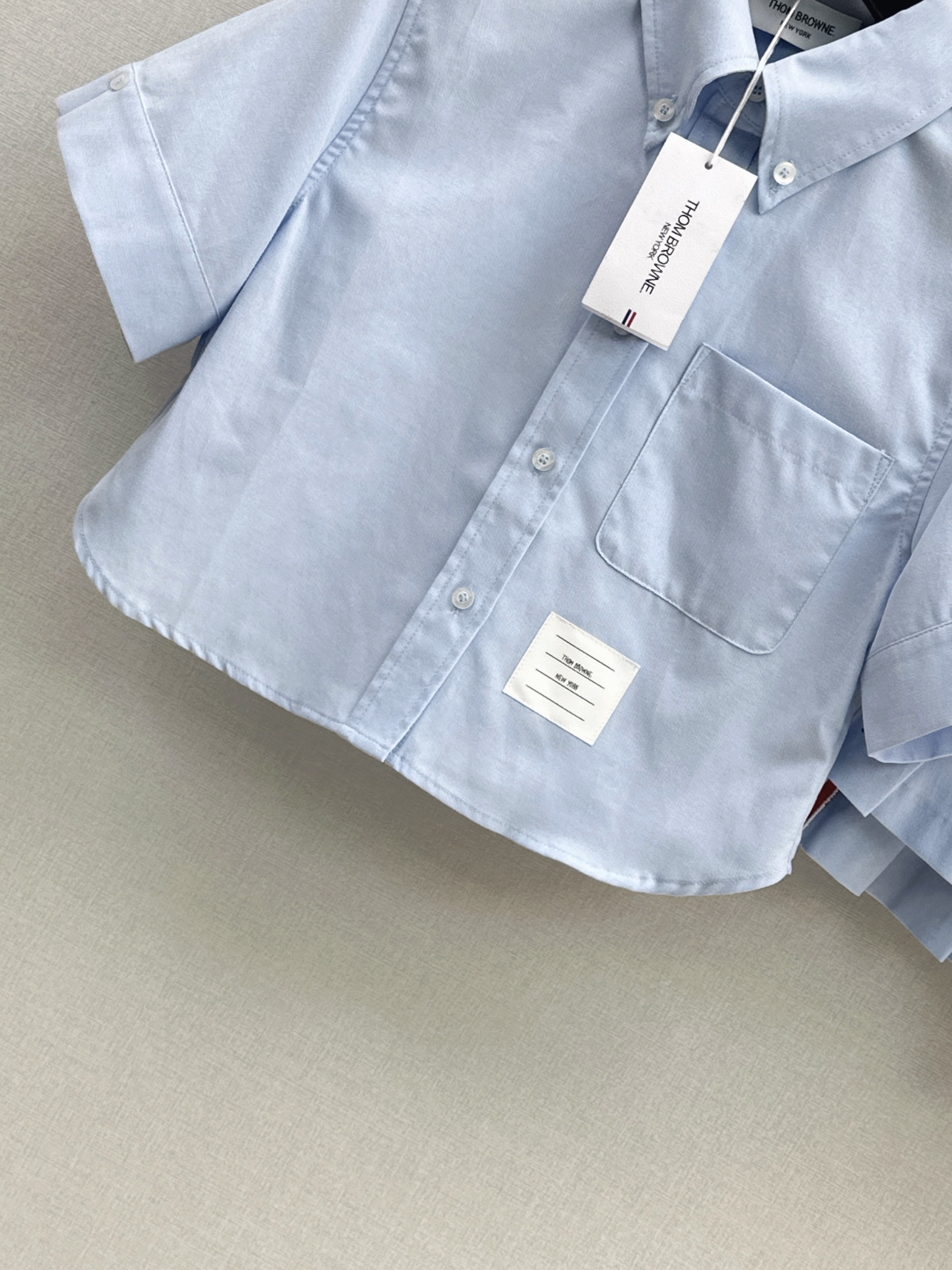 Thom 26ss shirt embroidery skirt set