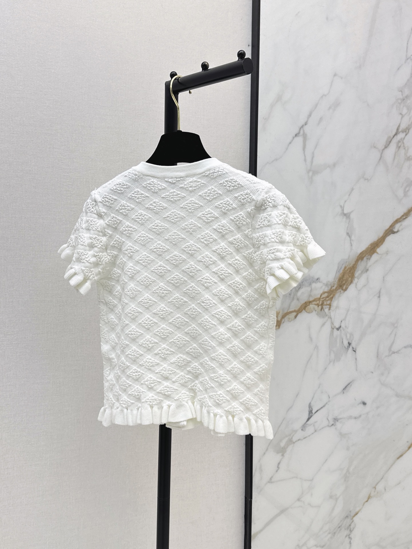 Chan 26ss jacquard knit cardigan
