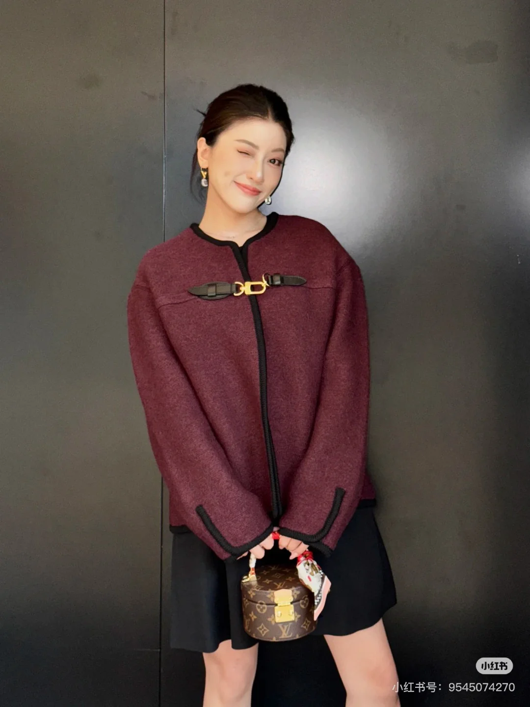 Louis 25fw cape jacket