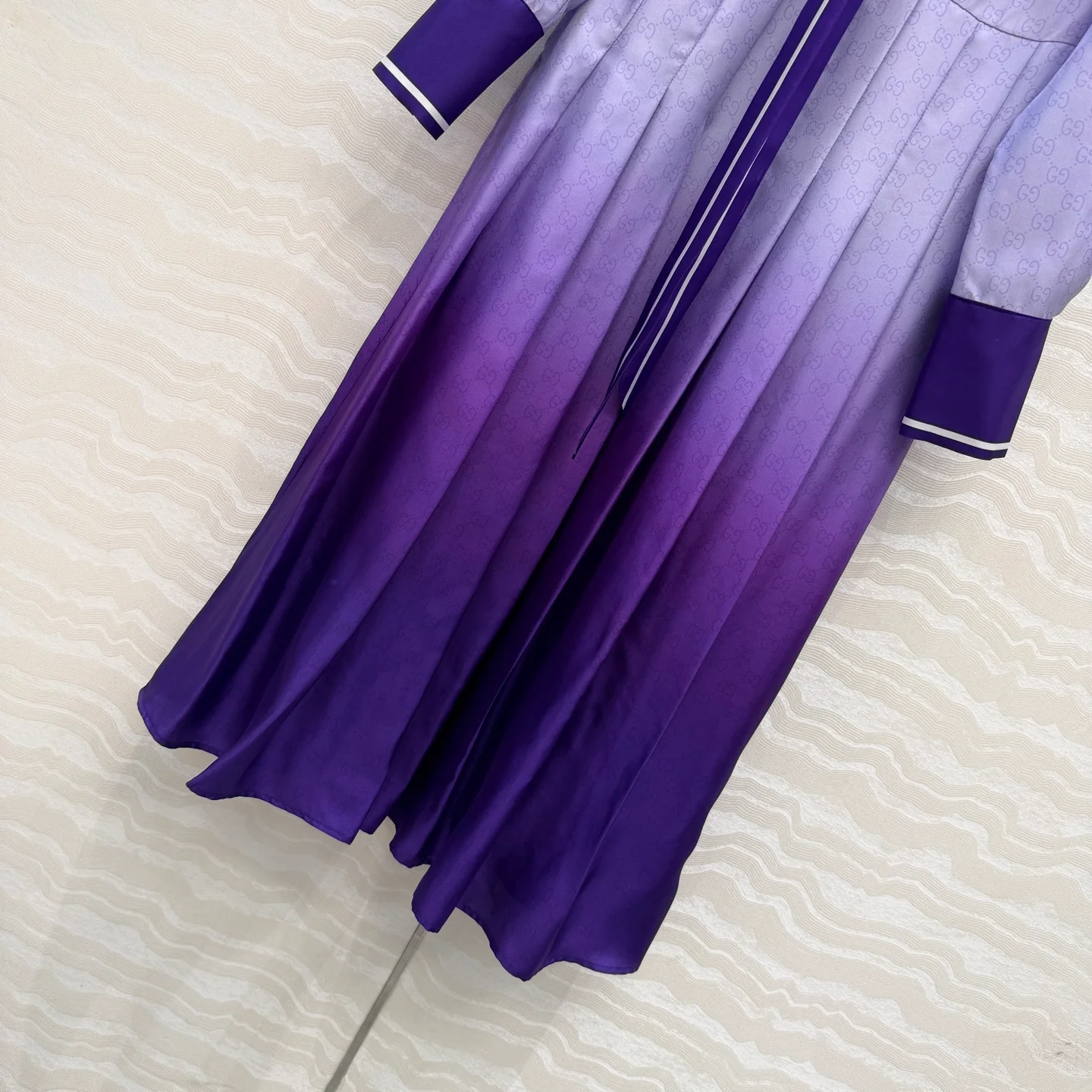 Gucc 25fw silk dress