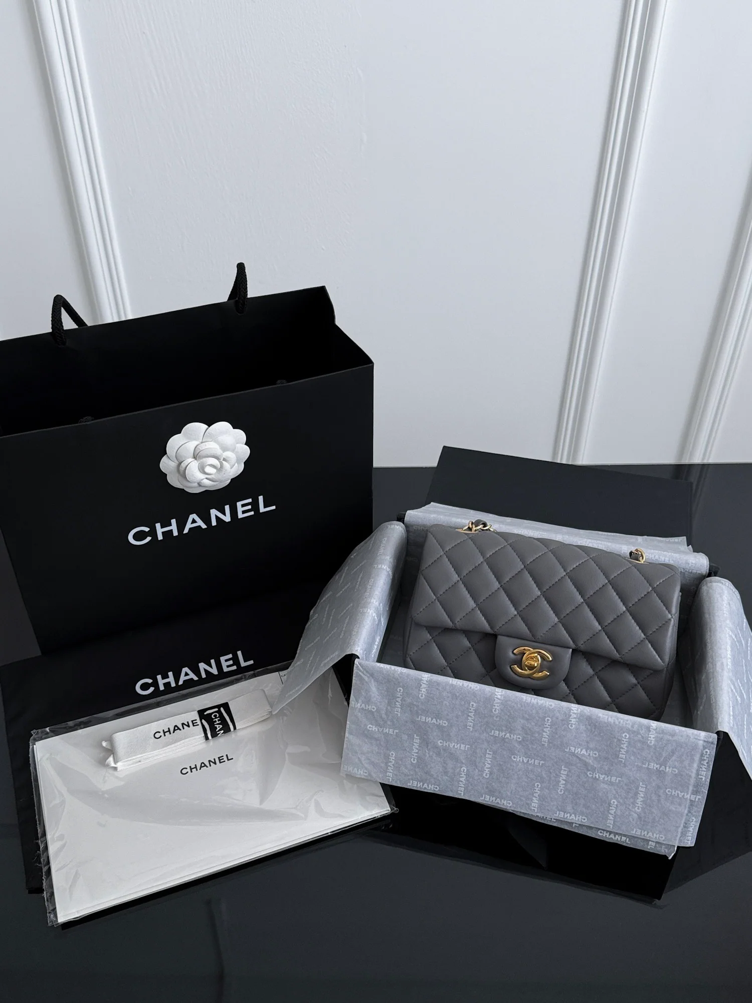 Chan cf20 chain shoulder bag