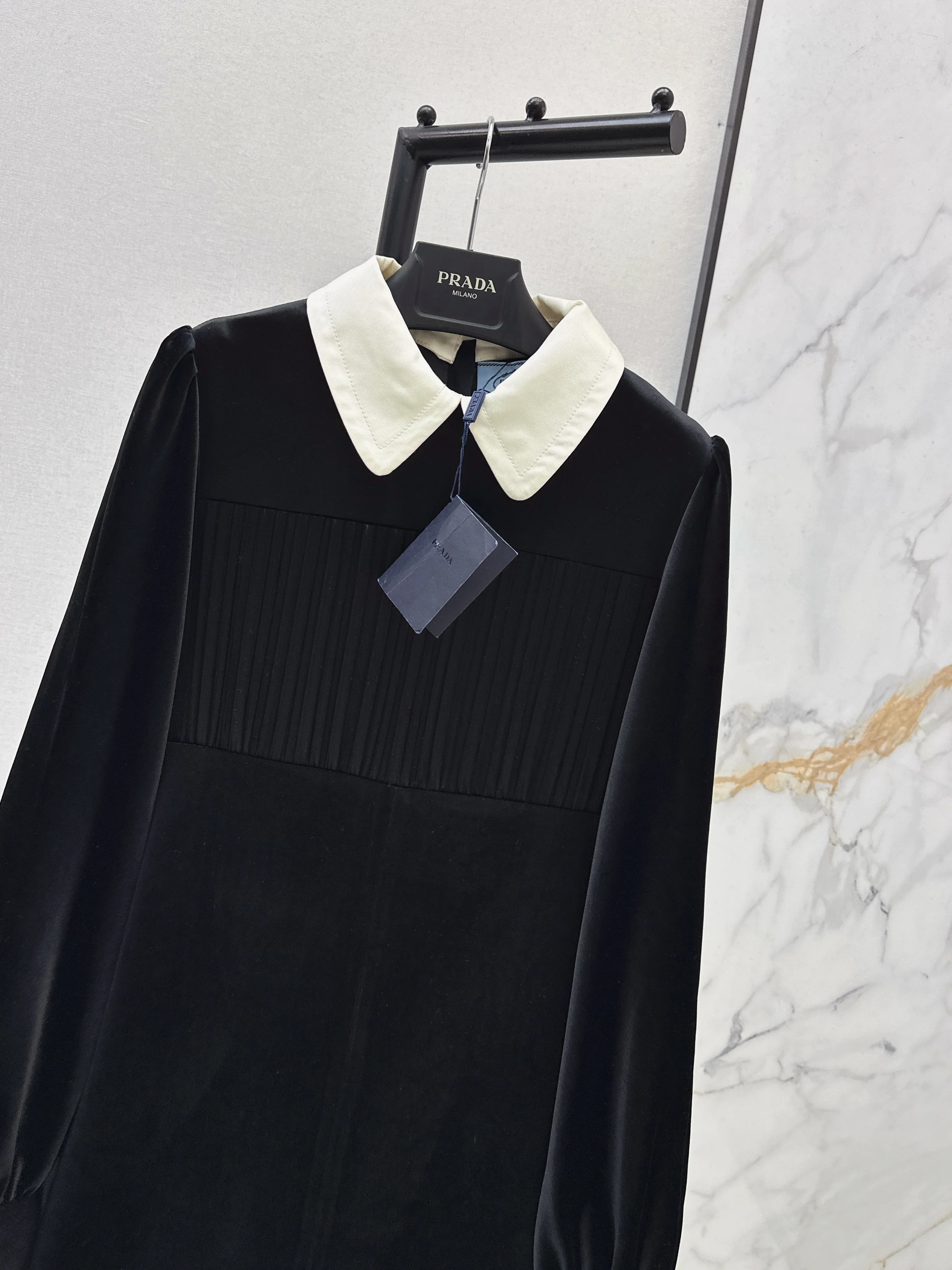 Prad 26ss velvet dress