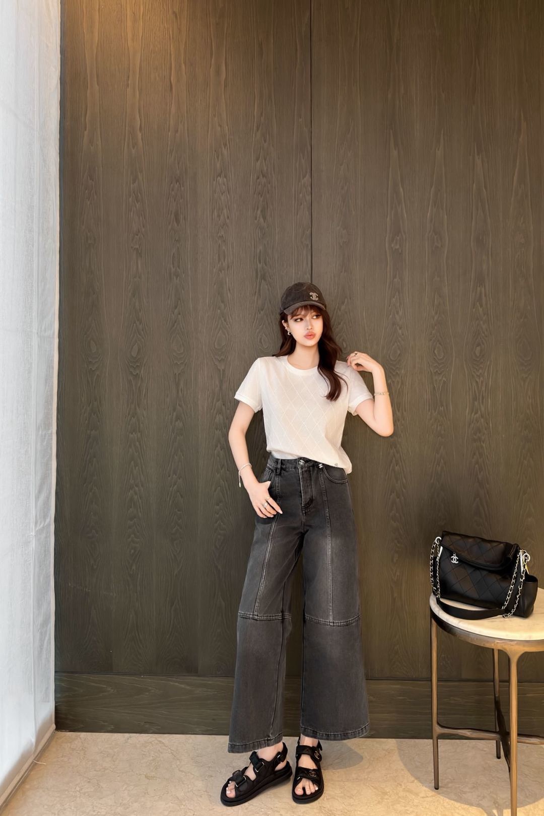 Chan 26ss cropped jeans