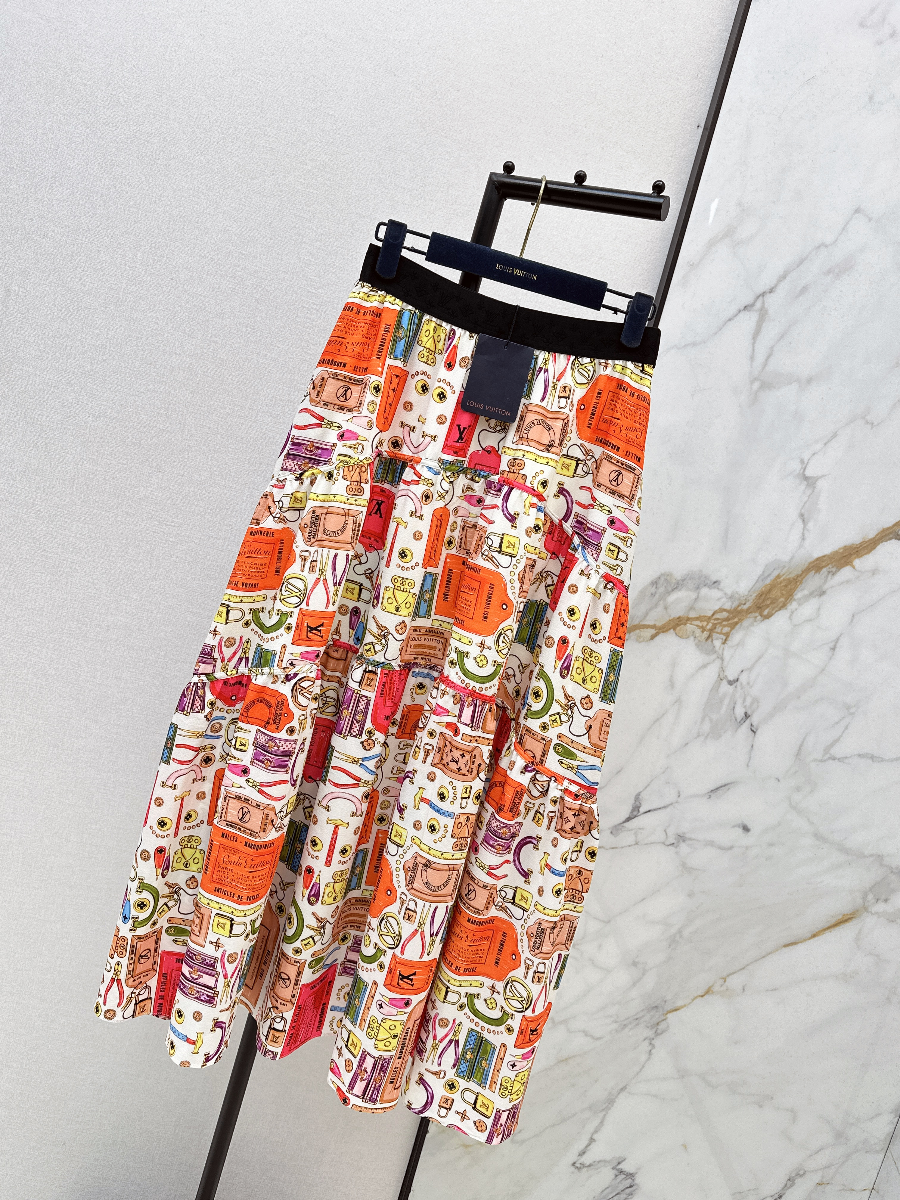Loui 26ss print skirt